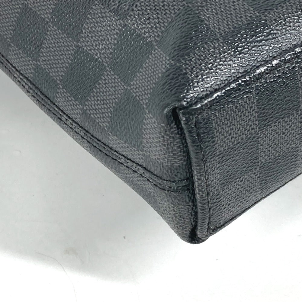 LOUIS VUITTON Business bag N48224 Damier Grafitto Canvas black Damier Grafitte Porte Document Jules PDJ mens