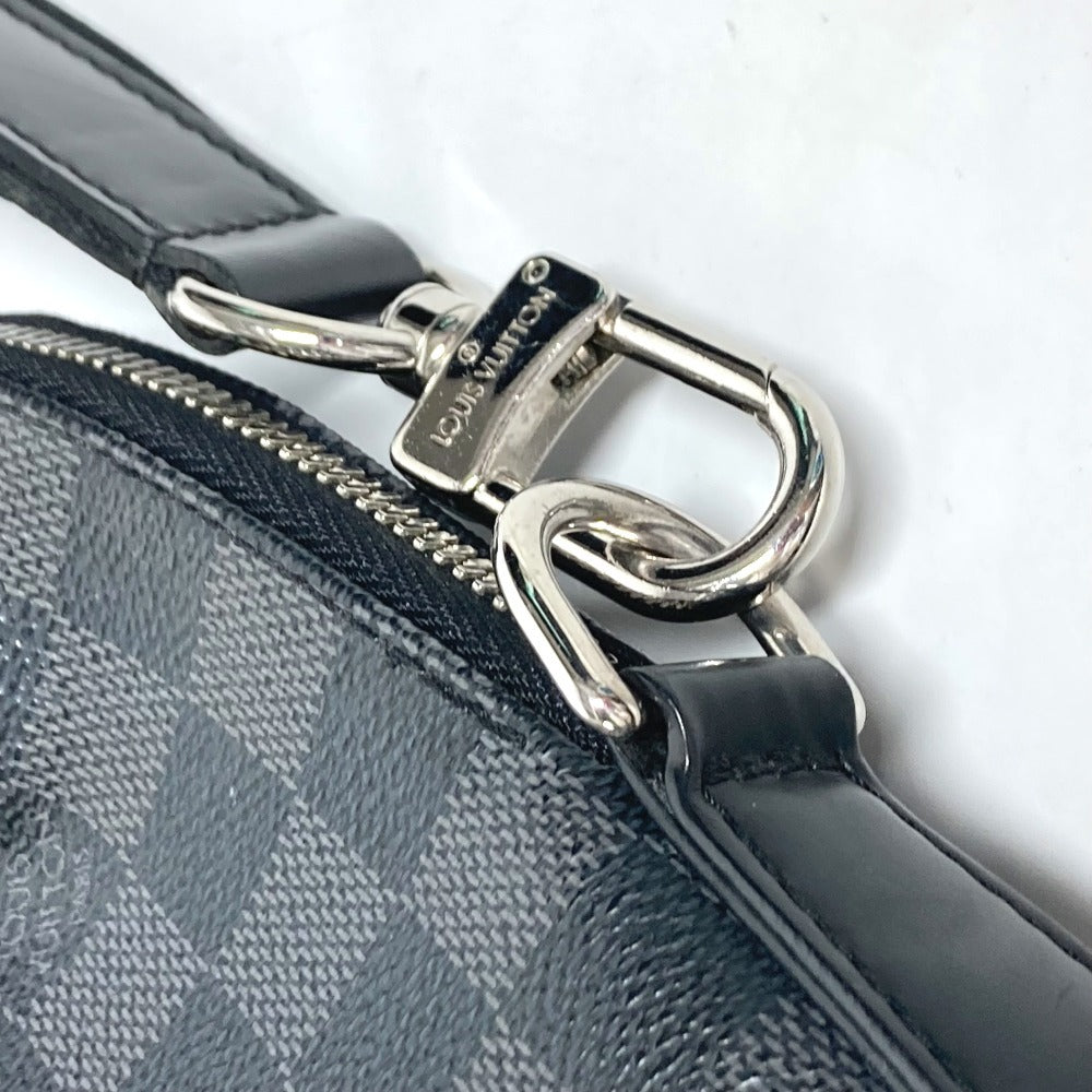 LOUIS VUITTON Business bag N48224 Damier Grafitto Canvas black Damier Grafitte Porte Document Jules PDJ mens
