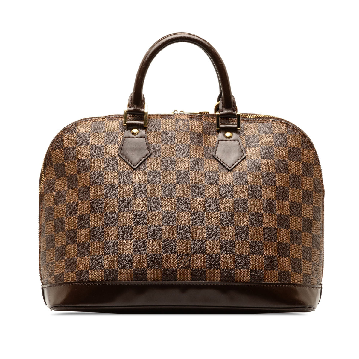 Brown Louis Vuitton Damier Ebene Alma MM HandBag