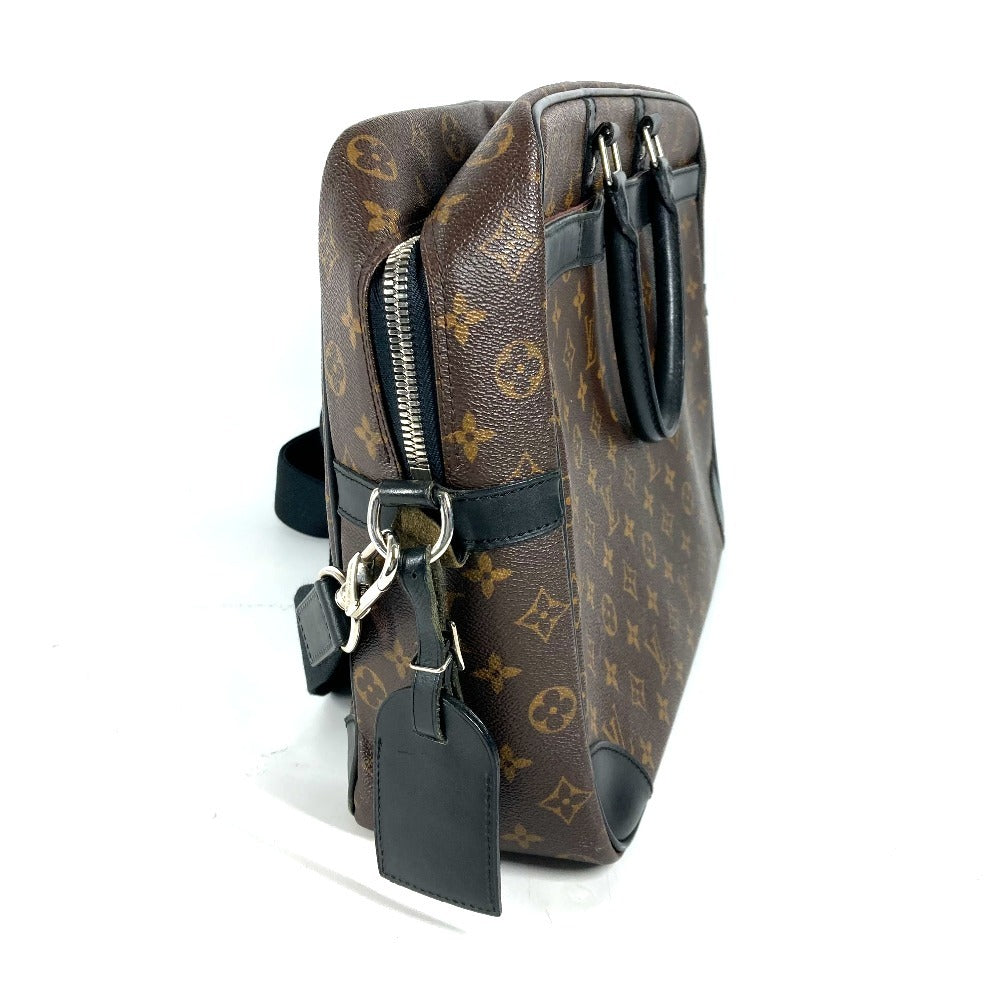 LOUIS VUITTON Business bag M40224 Monogram macacer canvas Brown Monogram macacer Porto Documan  VowayajuGM mens