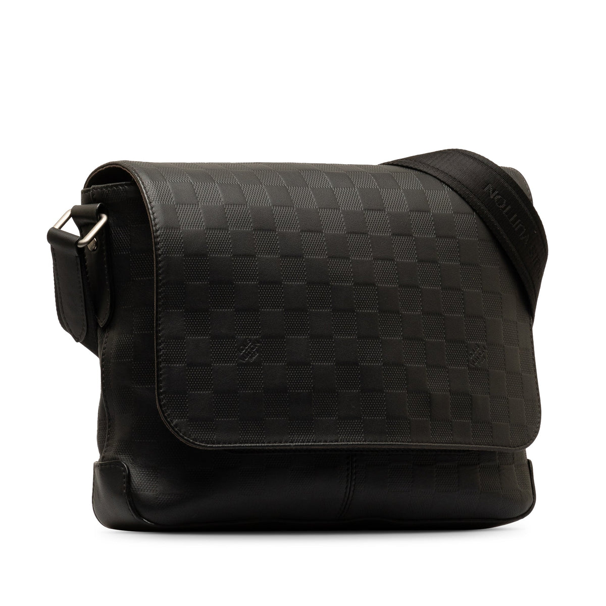 Black Louis Vuitton Damier Infini District PM Crossbody Bag