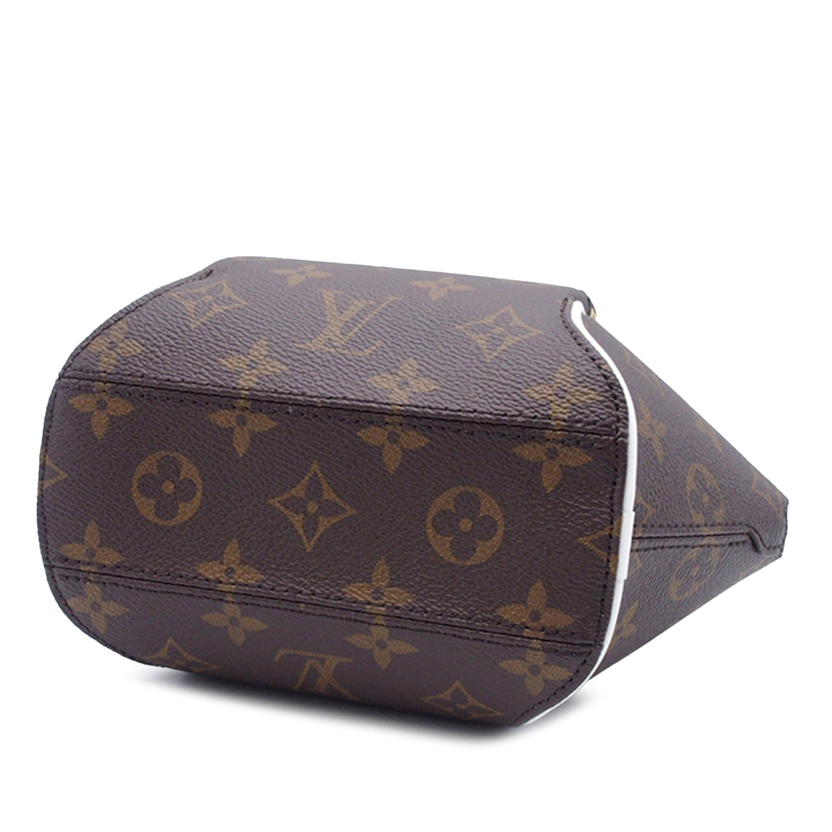 Brown Louis Vuitton Monogram Match Ellipse BB Satchel