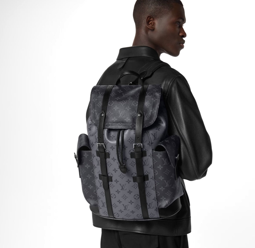 LOUIS VUITTON REVERSE MONOGRAM ECLIPSE CHRISTOPHER BACKPACK MM