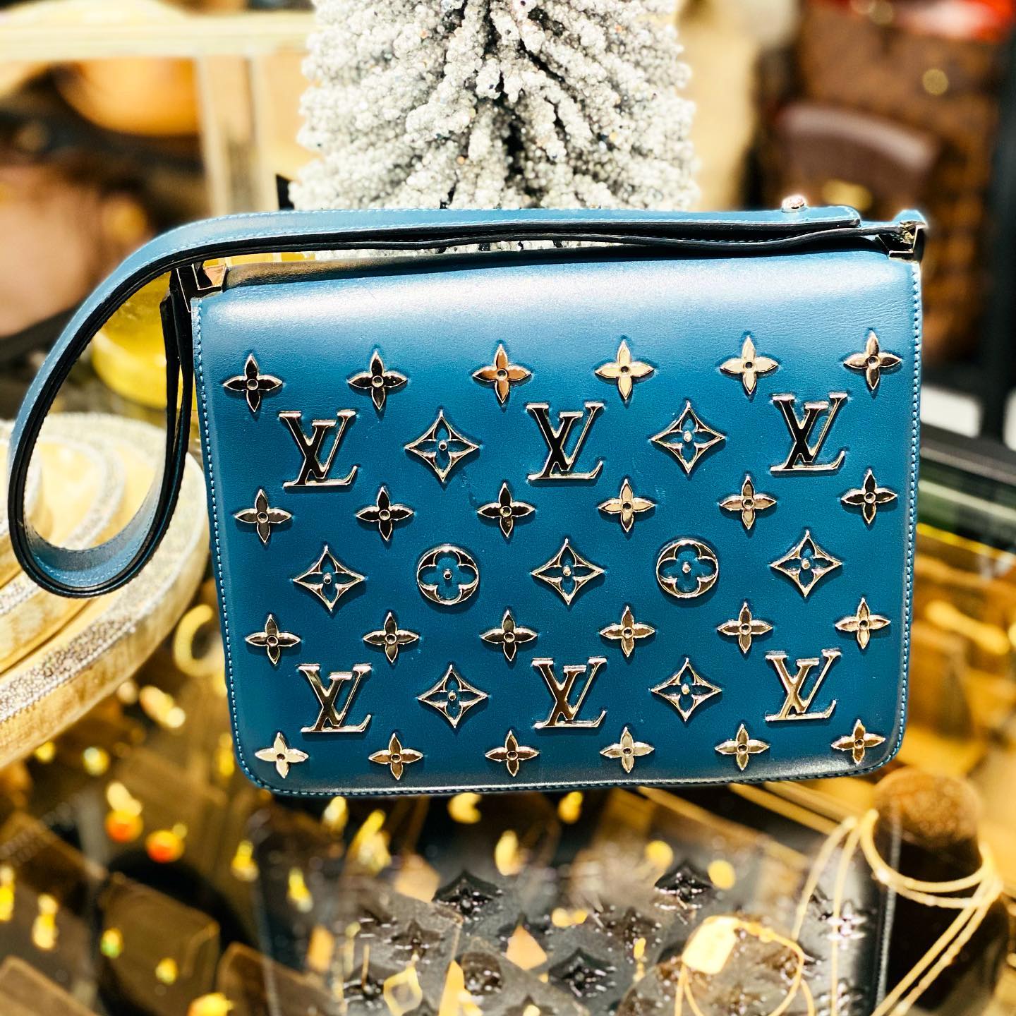 Louis Vuitton Metal Monogram Shoulder Bag