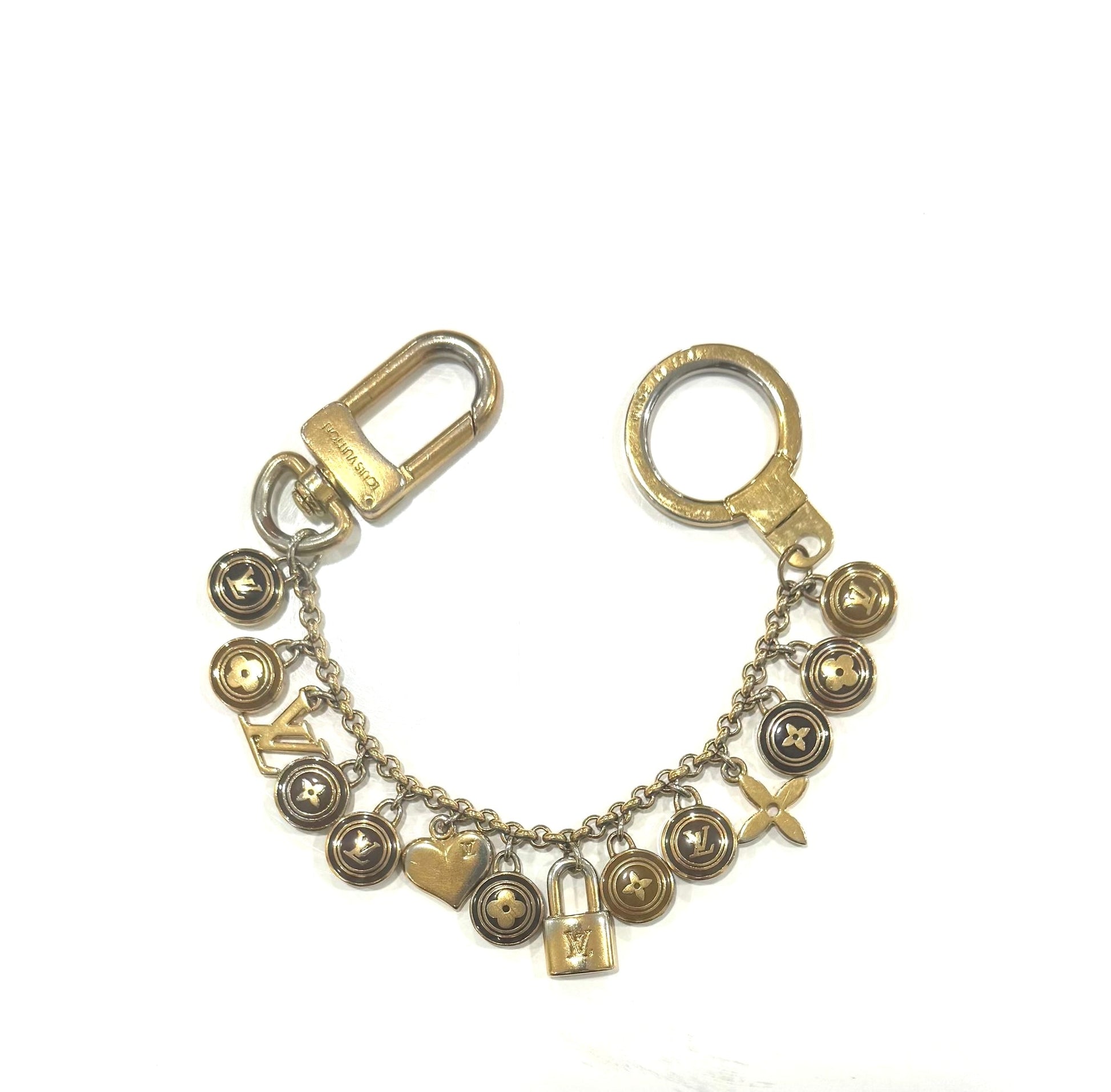 LOUIS VUITTON PORTE CLES CHAINE PASTILLES BAG CHARM
