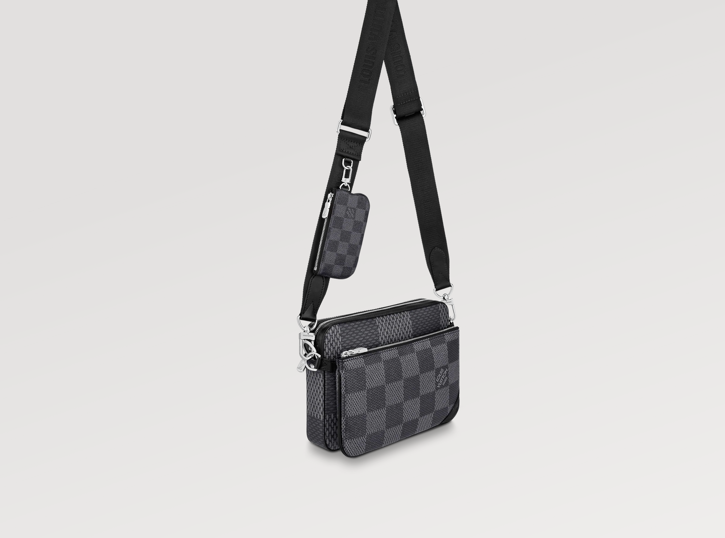 LOUIS VUITTON TRIO MESSENGER BAG DAMIER GRAPHITE