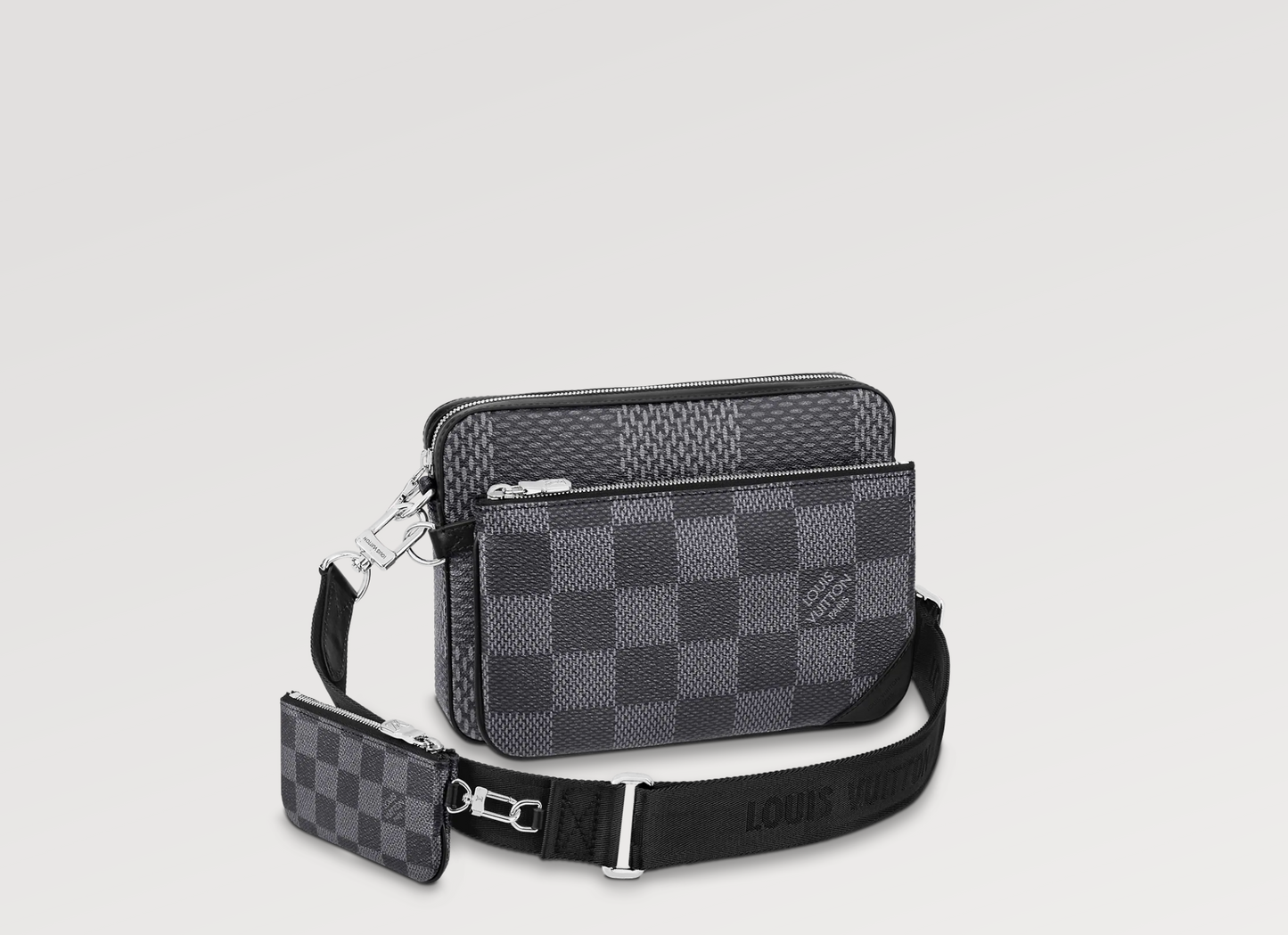 LOUIS VUITTON TRIO MESSENGER BAG DAMIER GRAPHITE