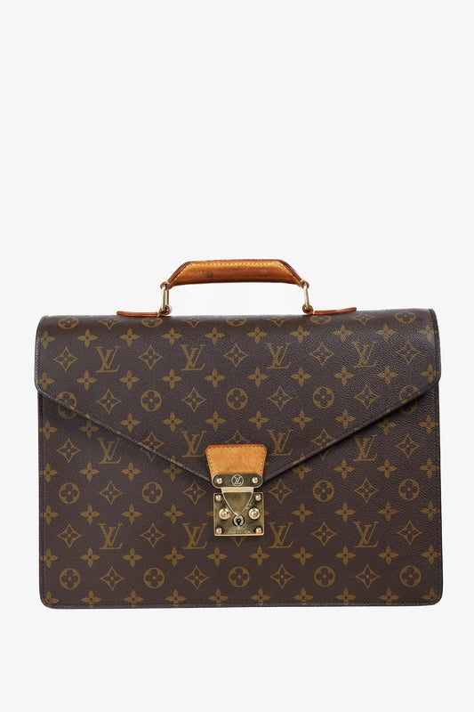 Louis Vuitton Brown Monogram Canvas Briefcase