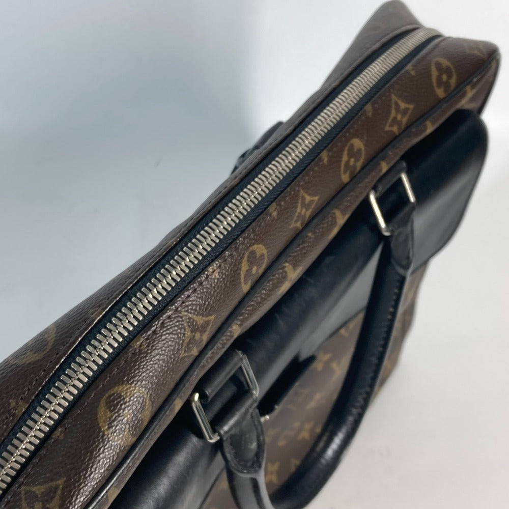 LOUIS VUITTON Business bag M56719 Monogram canvas, leather Brown Monogram macacer Soft briefcase