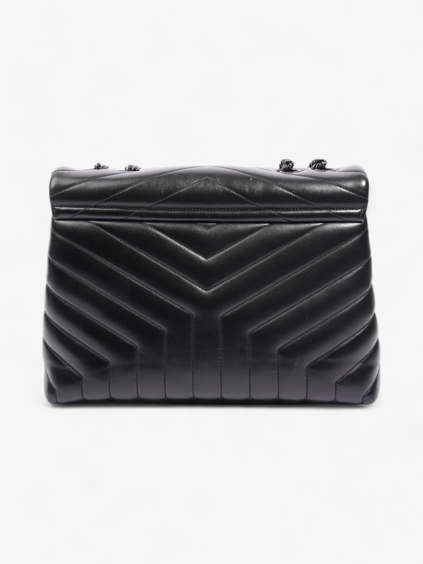 Saint Laurent Lou Lou Black Leather Medium