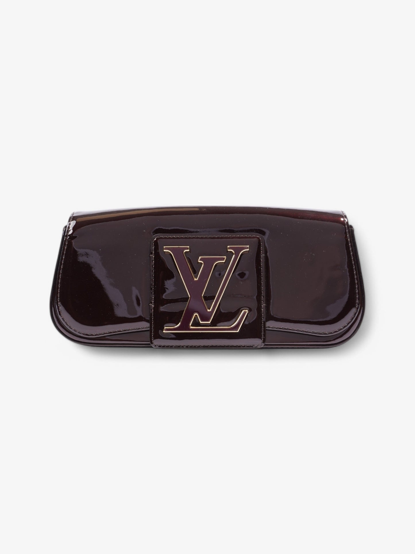 Louis Vuitton Sobe Clutch Amarante Patent Leather