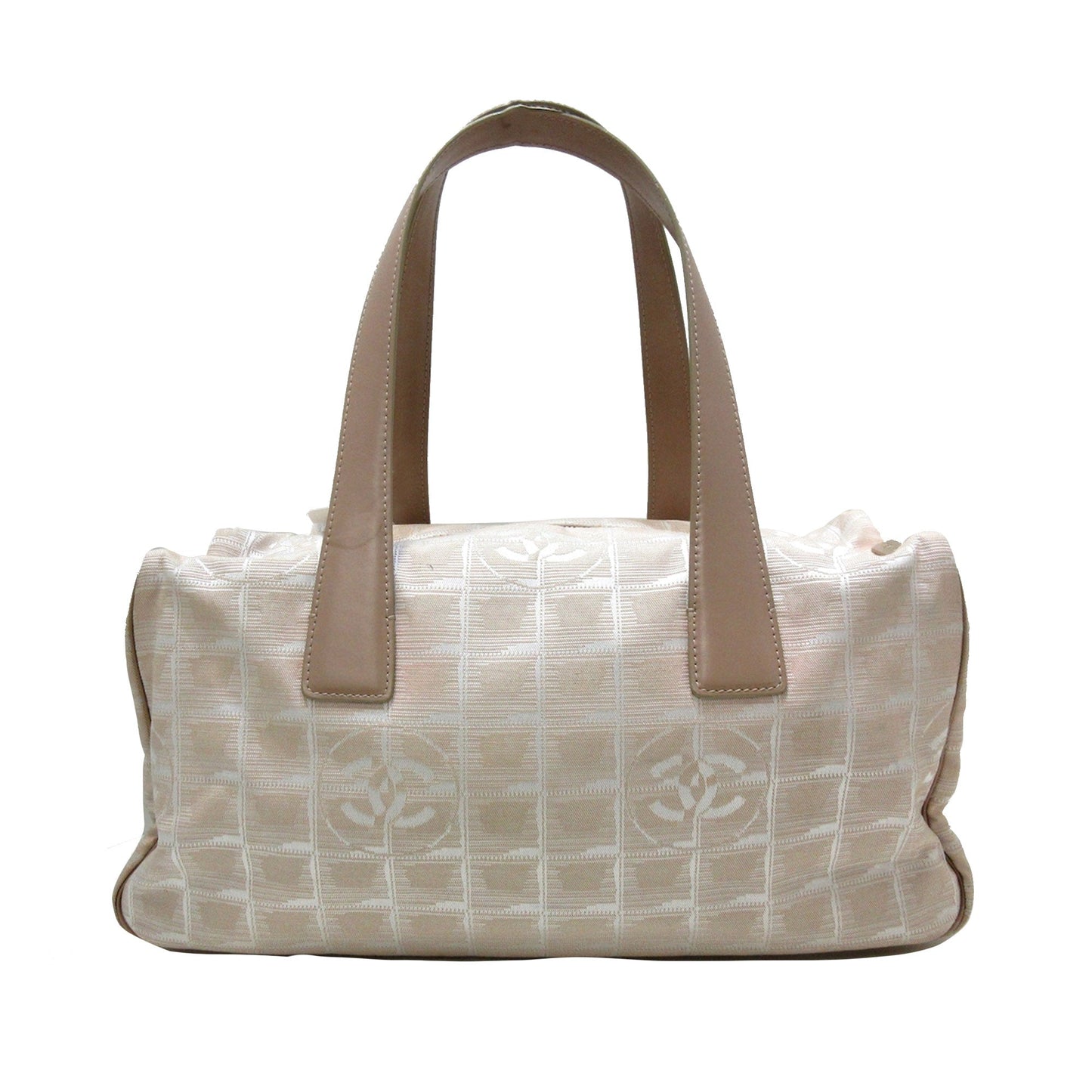Chanel New Travel Line Canvas Handbag Brown
