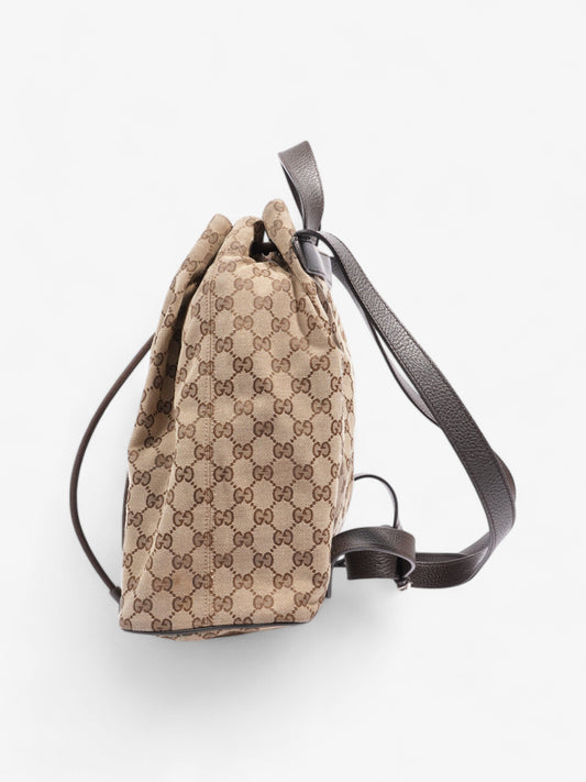 Gucci Drawstring Backpack GG Supreme Canvas