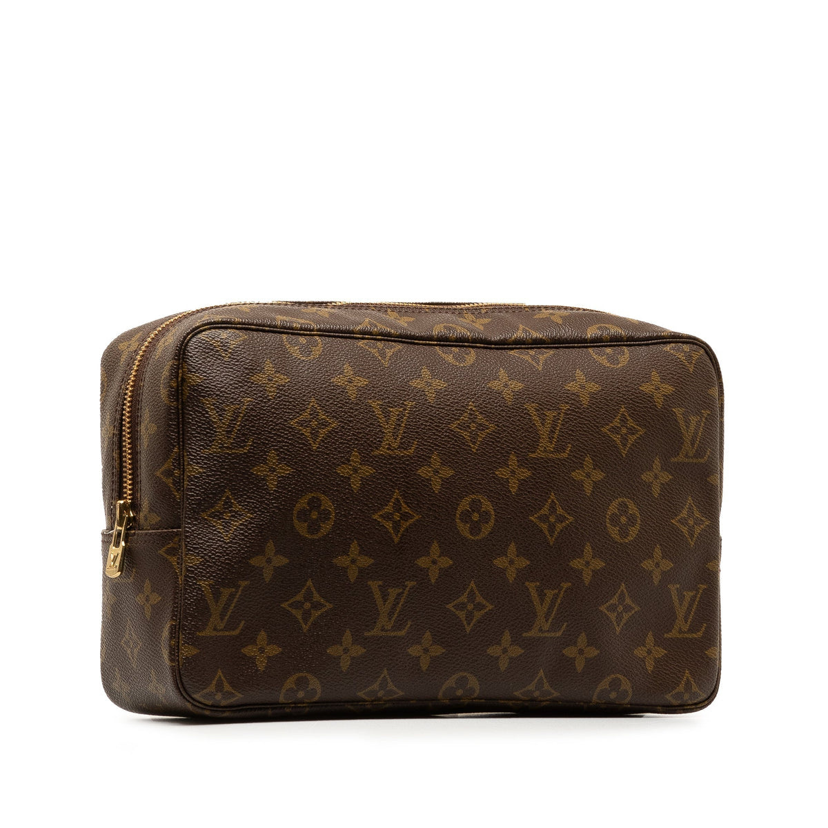 Brown Louis Vuitton Monogram Trousse Toilette 28 Pouch