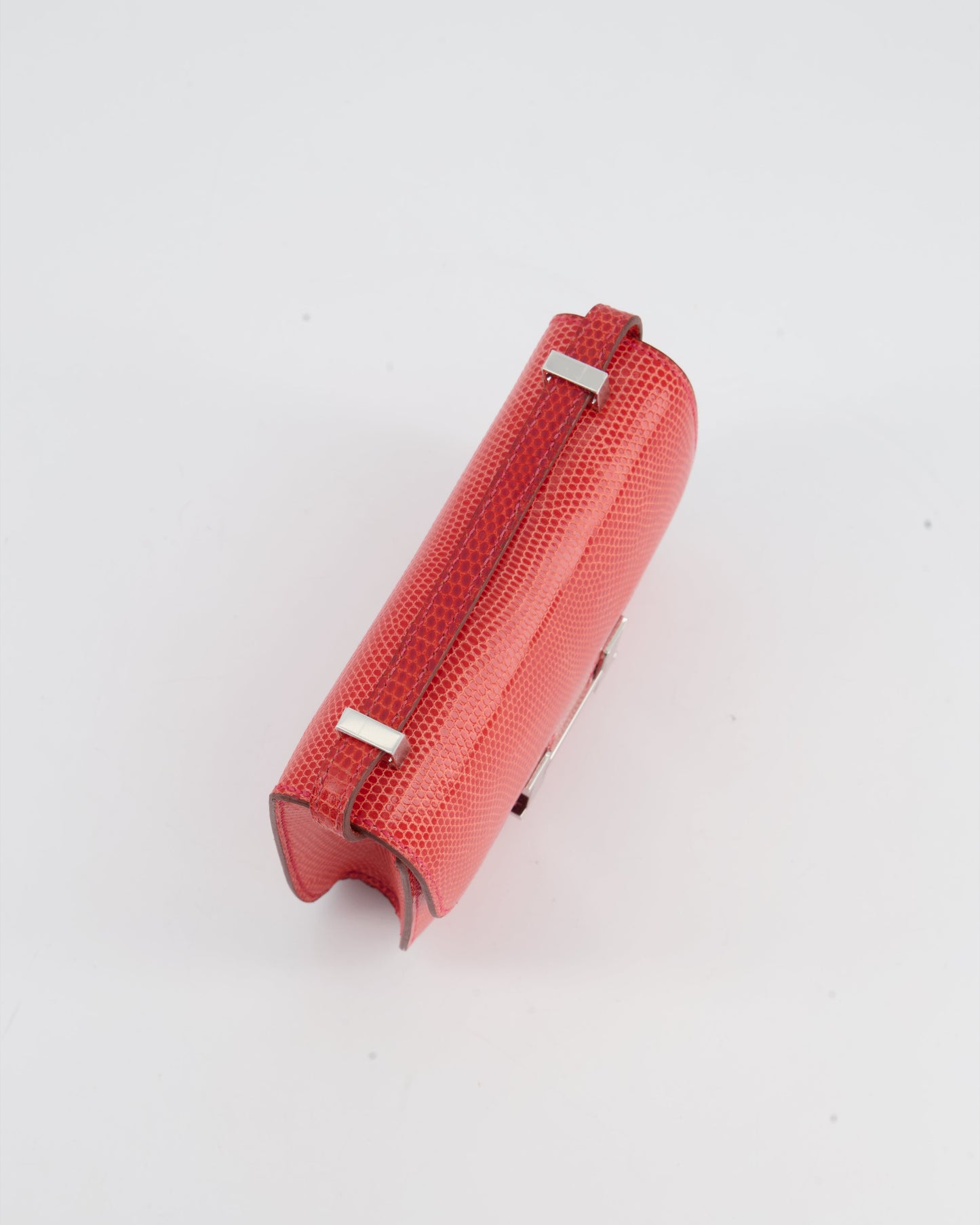 *RARE* Hermes Constance II Micro Bag in Rouge Lizard with Palladium Hardware