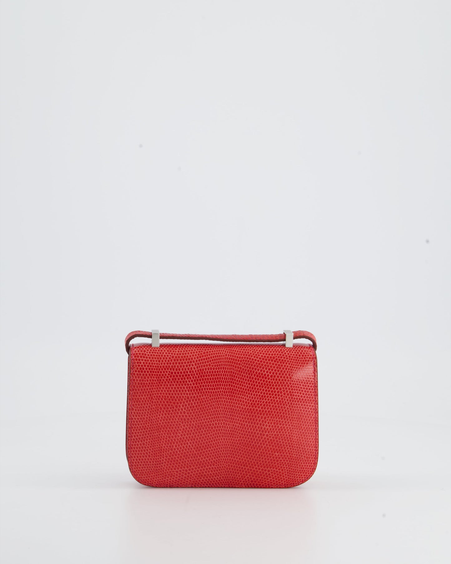 *RARE* Hermes Constance II Micro Bag in Rouge Lizard with Palladium Hardware