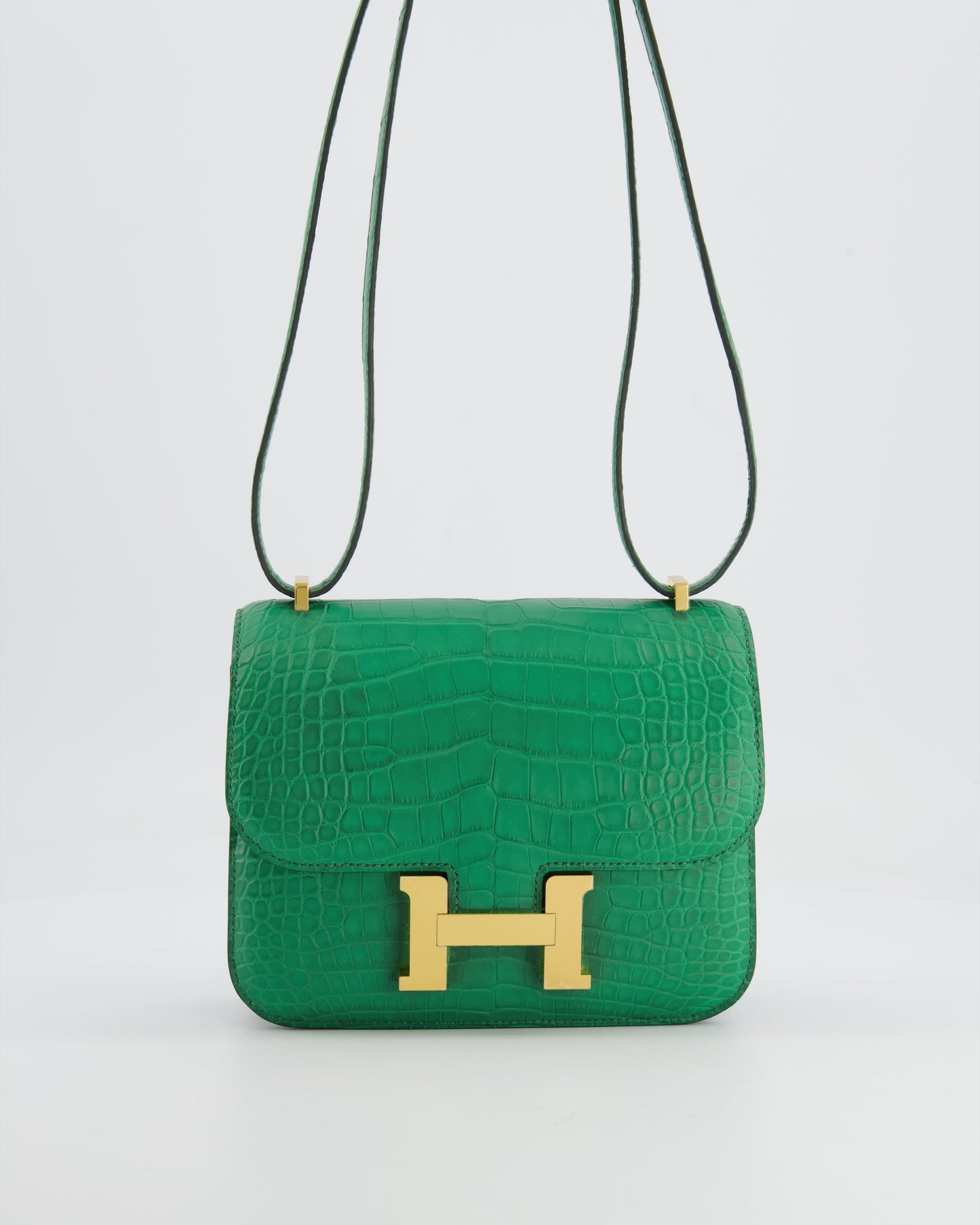 *STORE FRESH* Hermes Constance III 18 Bag in Cactus Alligator Mississippiensis Leather with Gold Hardware