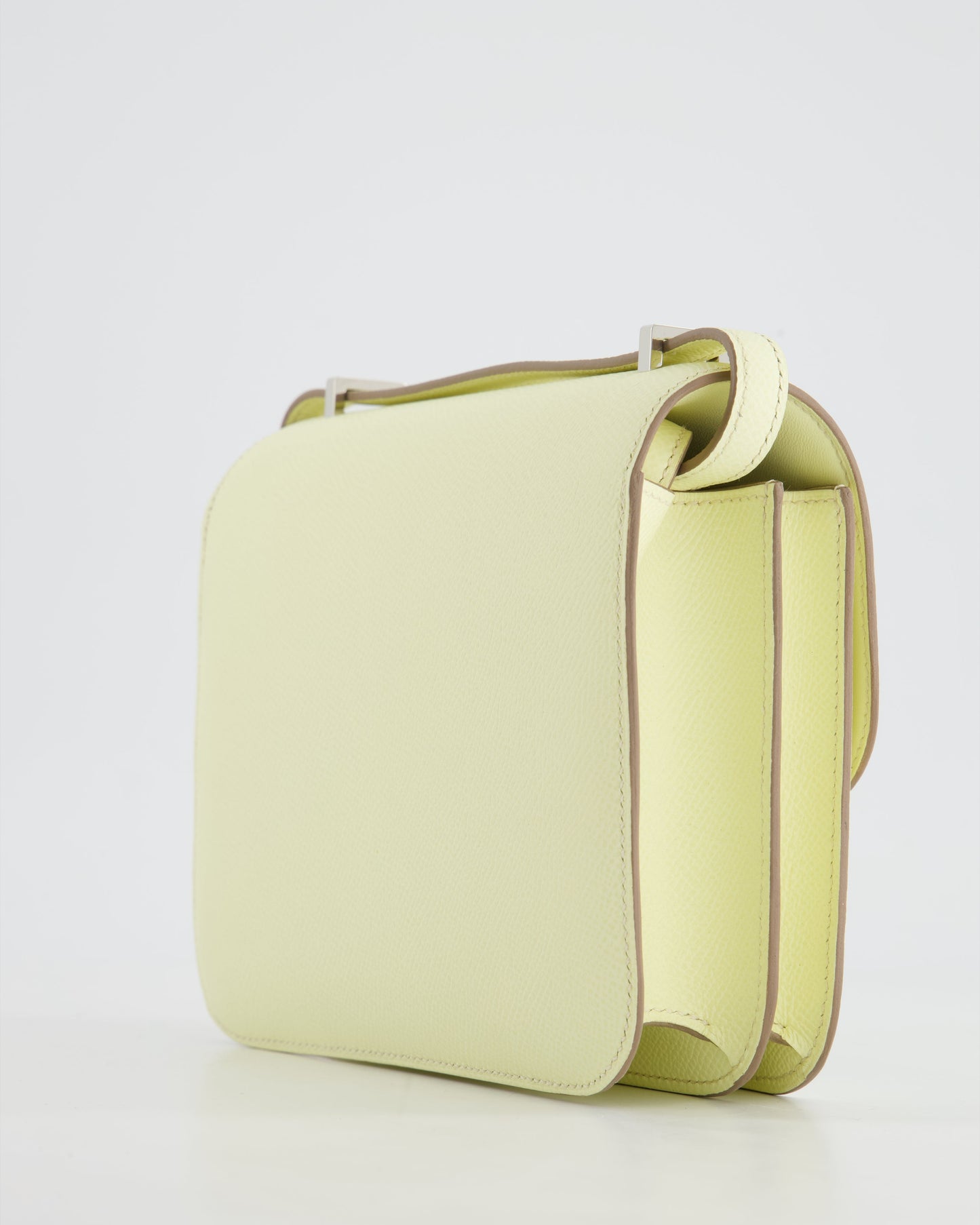 *NEW COLOUR* Hermes Constance III 18 Miroir Bag in Jaune Milton Epsom Leather with Palladium Hardware