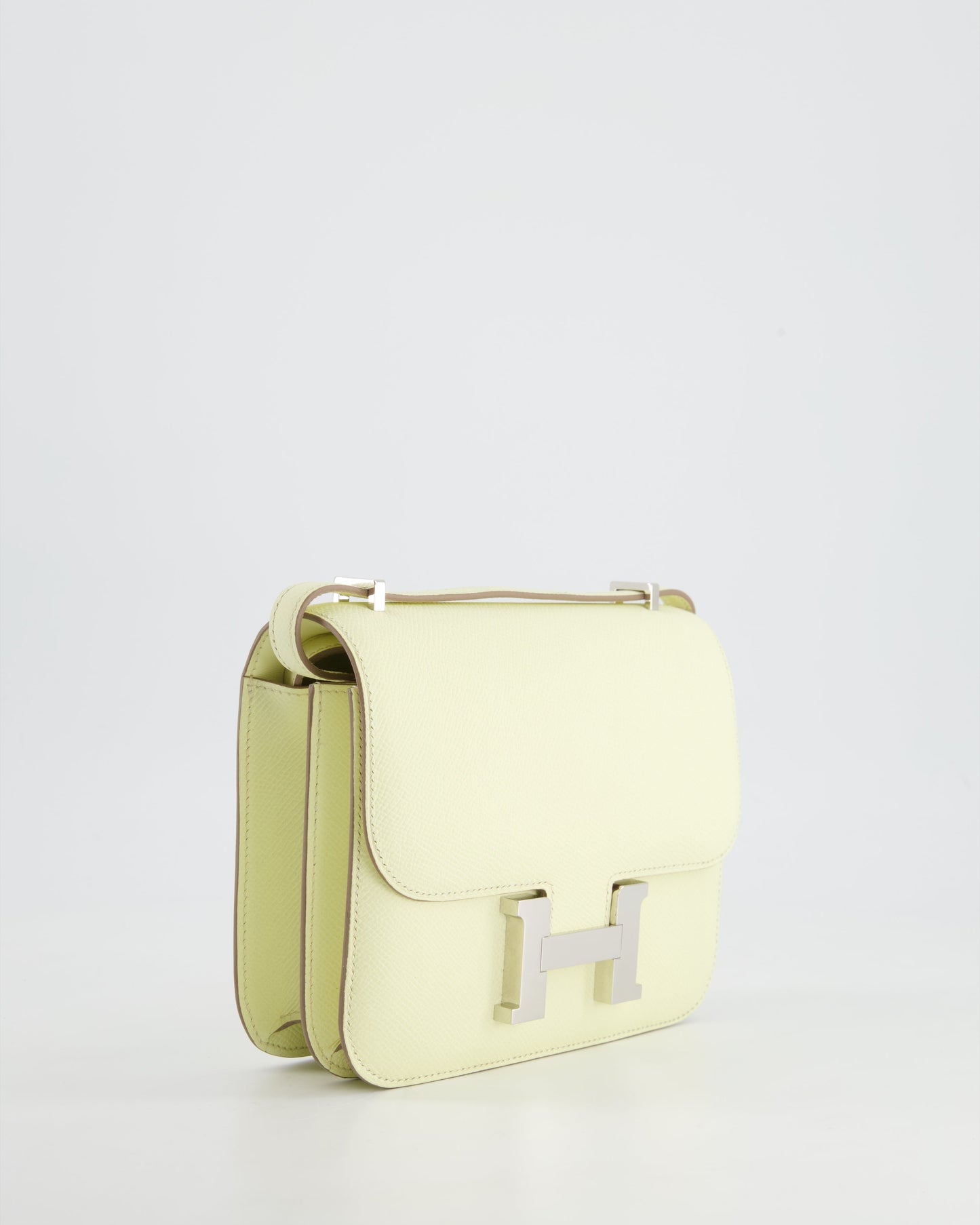*NEW COLOUR* Hermes Constance III 18 Miroir Bag in Jaune Milton Epsom Leather with Palladium Hardware