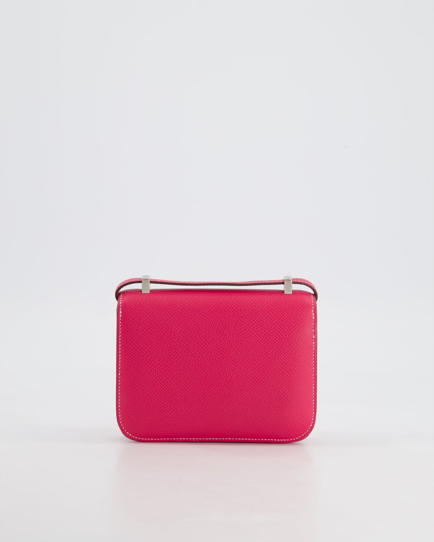 *RARE HOT* Hermes Constance II Micro Bag in Rose Tyrien Epsom Leather with Palladium Hardware