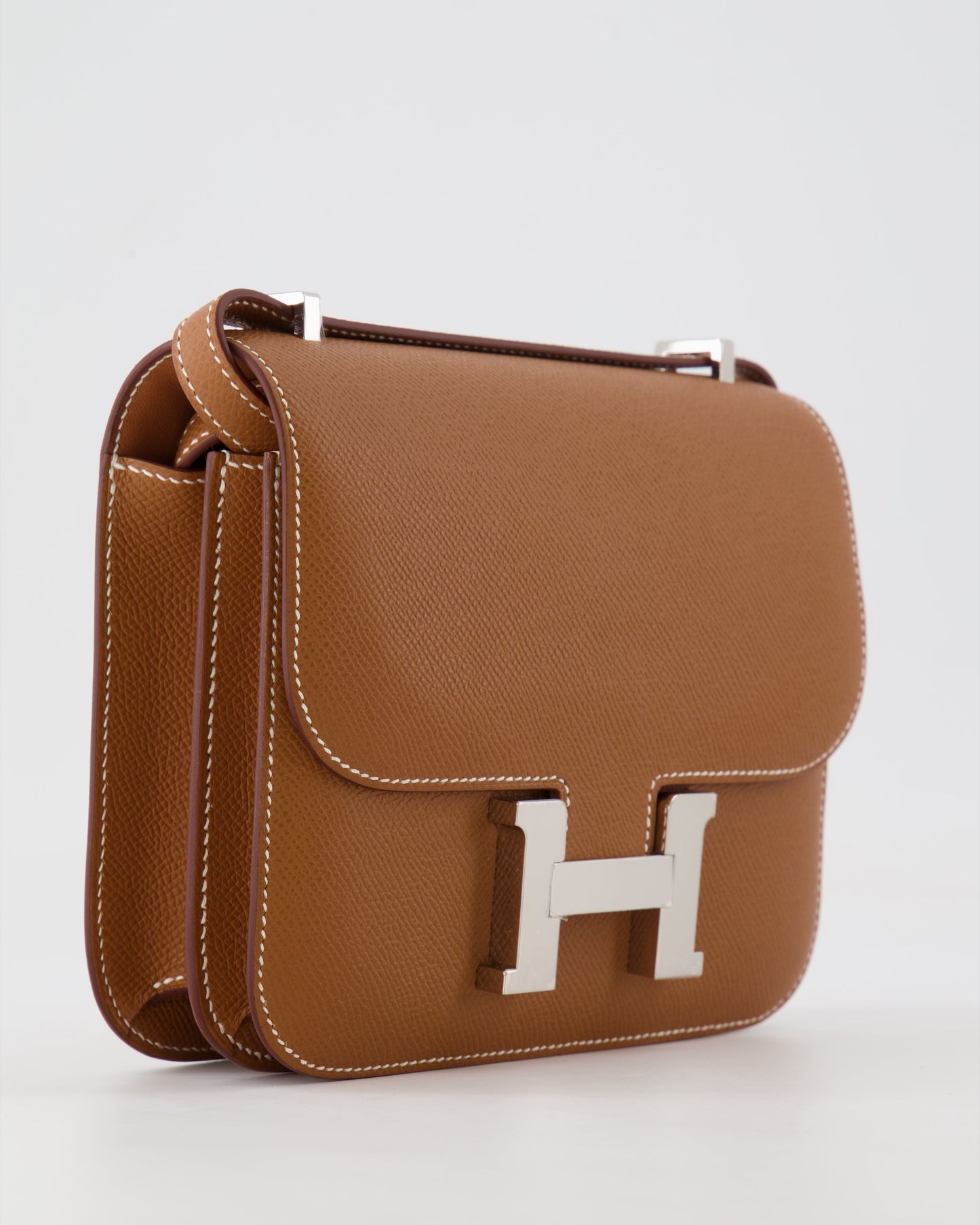 *HOT* Hermes Constance III 18 Miroir Bag in Gold Epsom Leather with Palladium Hardware