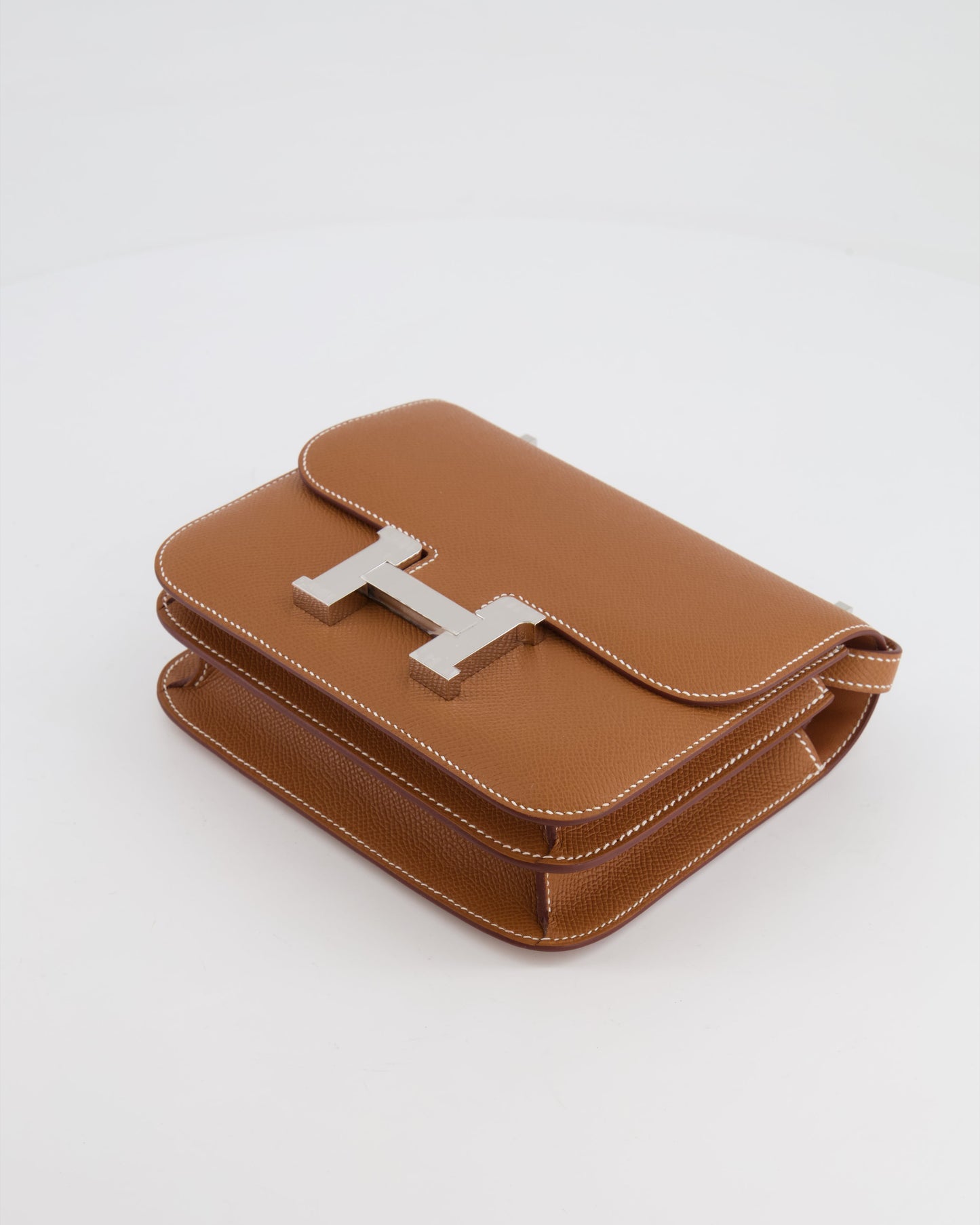 *HOT* Hermes Constance III 18 Miroir Bag in Gold Epsom Leather with Palladium Hardware