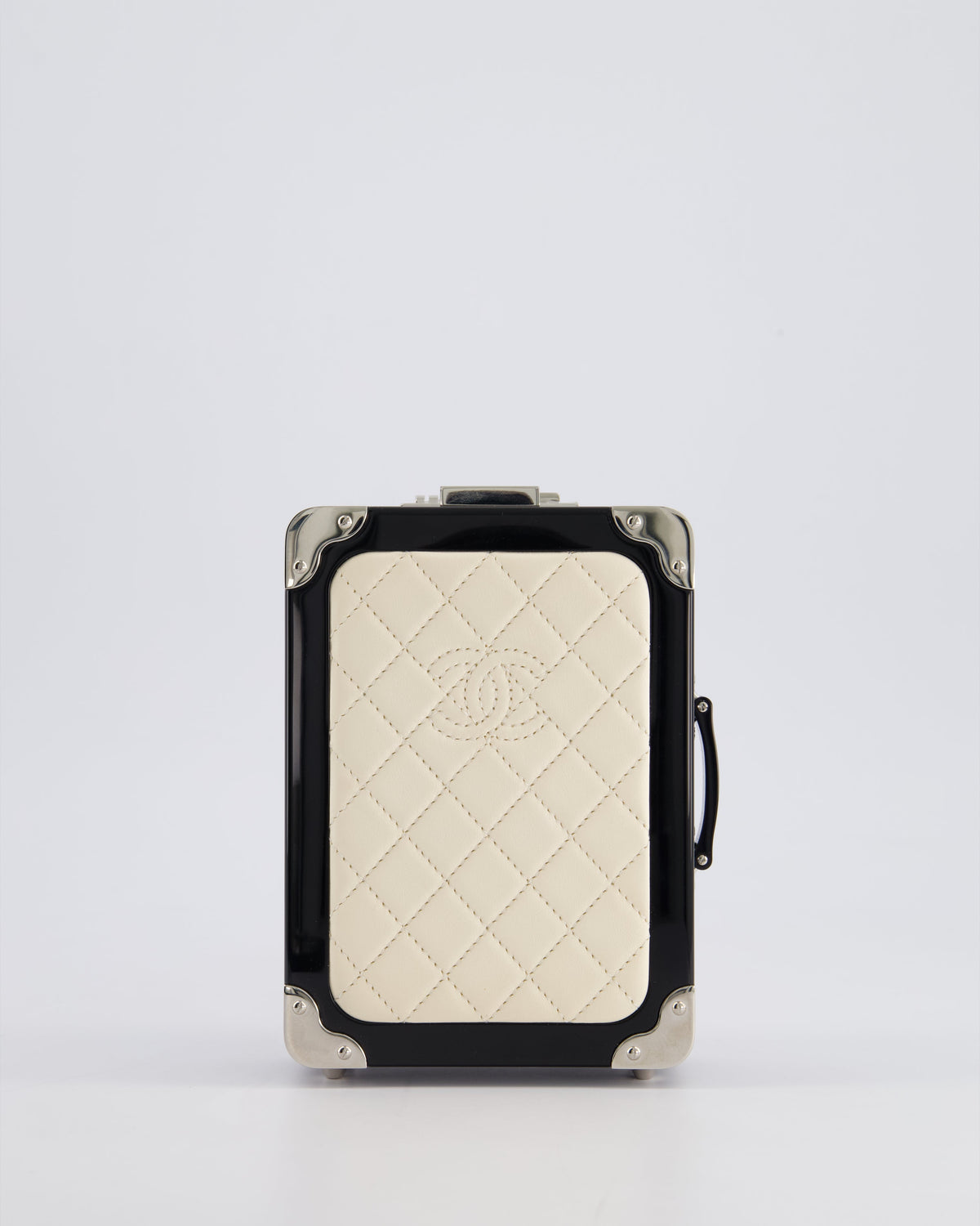 *RARE* Chanel 2016 Airlines Evening In The Air Trolley  Bag with Silver Hardware and Quilted Leather with CC Logo Detail