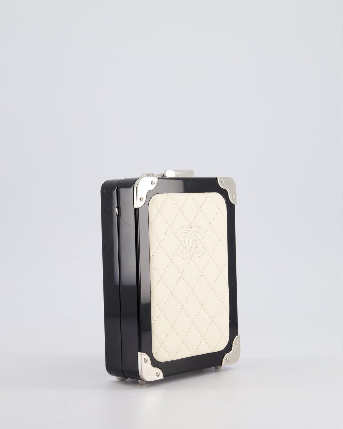 *RARE* Chanel 2016 Airlines Evening In The Air Trolley  Bag with Silver Hardware and Quilted Leather with CC Logo Detail