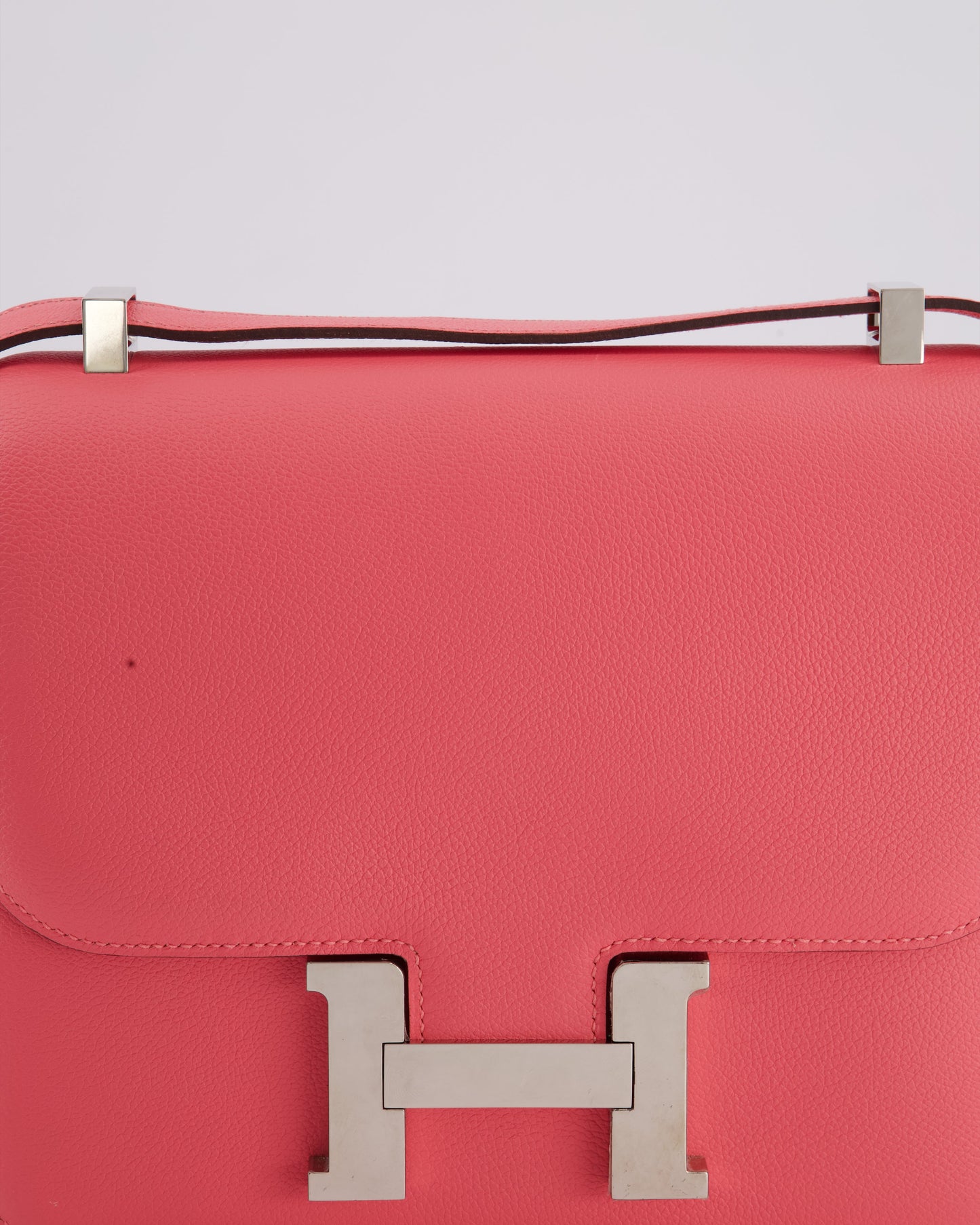 *HOT* Hermes Constance III 24 Bag in Rose Azalee Evercolour Leather with Palladium Hardware