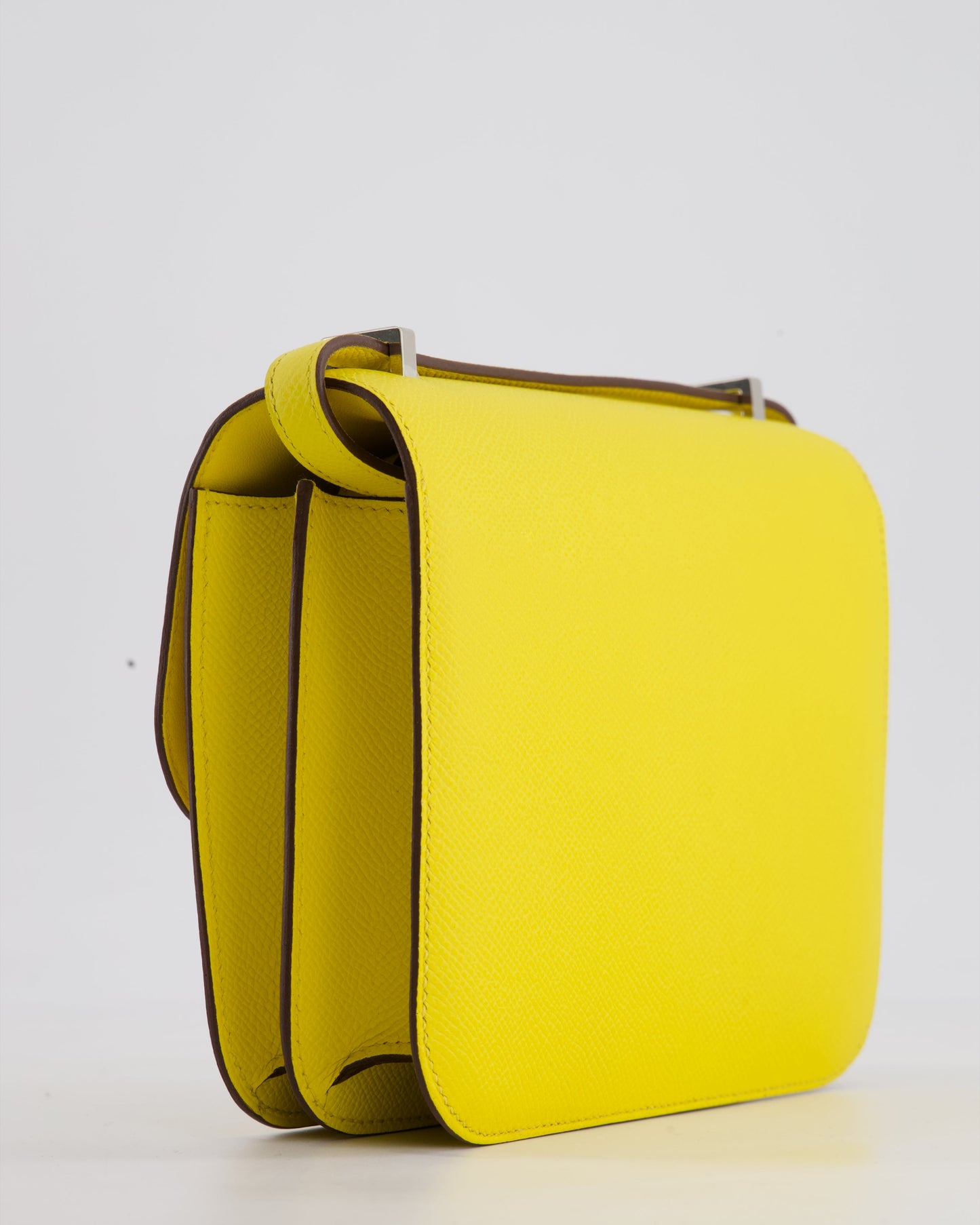 Hermes Constance III 18 Miroir Bag in Jaune De Naples Epsom Leather with Palladium Hardware