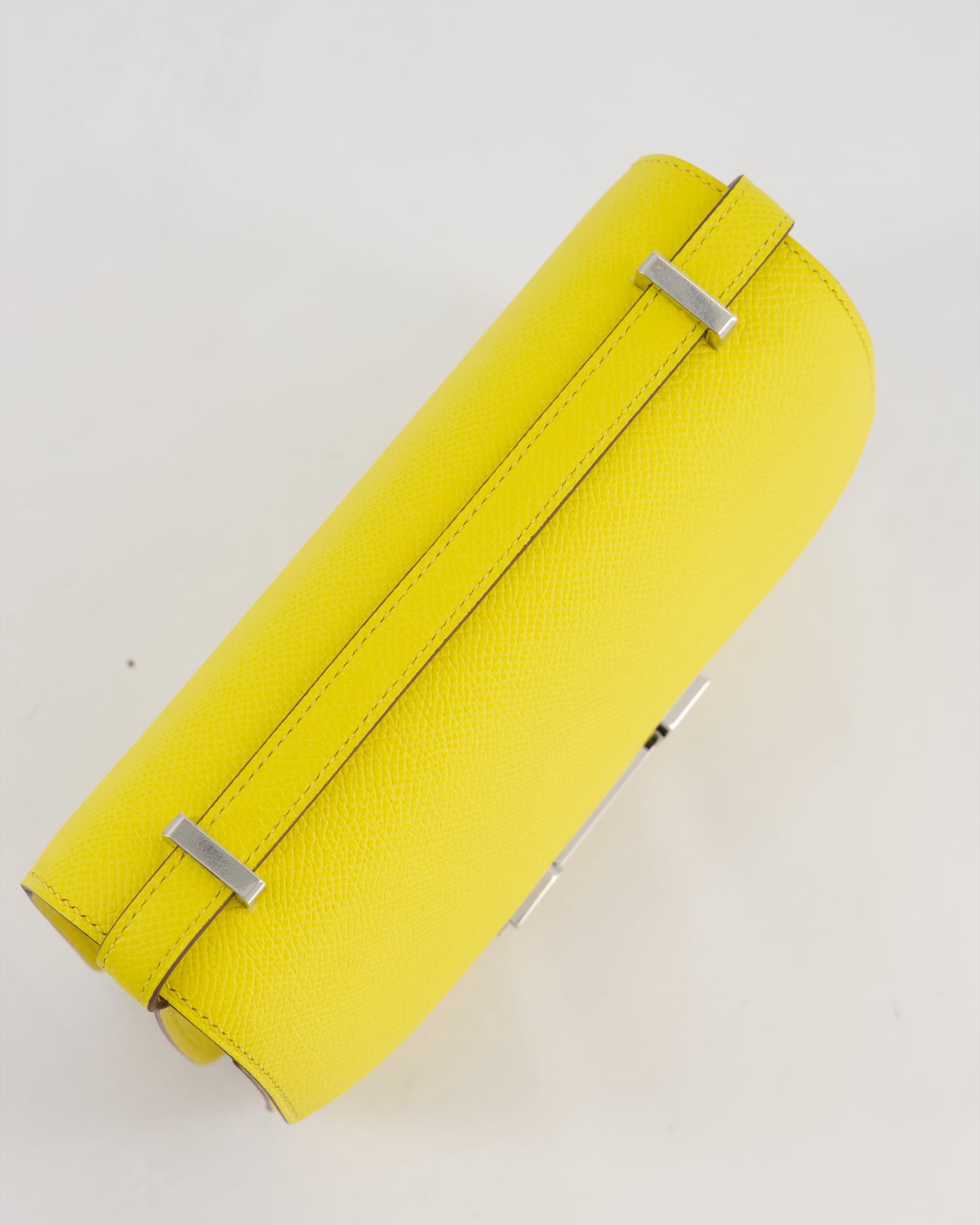 Hermes Constance III 18 Miroir Bag in Jaune De Naples Epsom Leather with Palladium Hardware