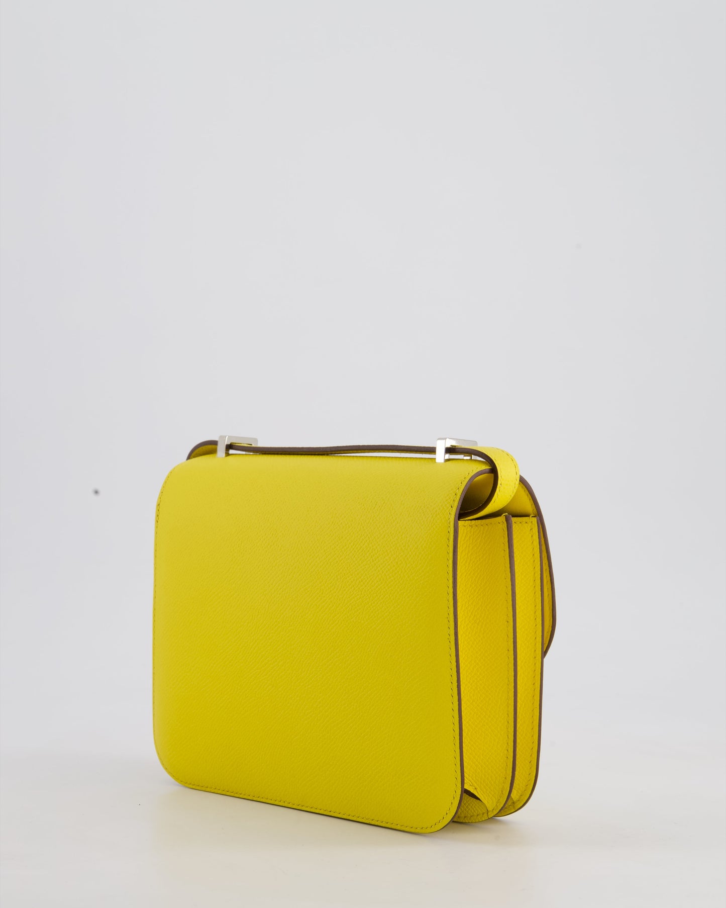 Hermes Constance III 18 Miroir Bag in Jaune De Naples Epsom Leather with Palladium Hardware