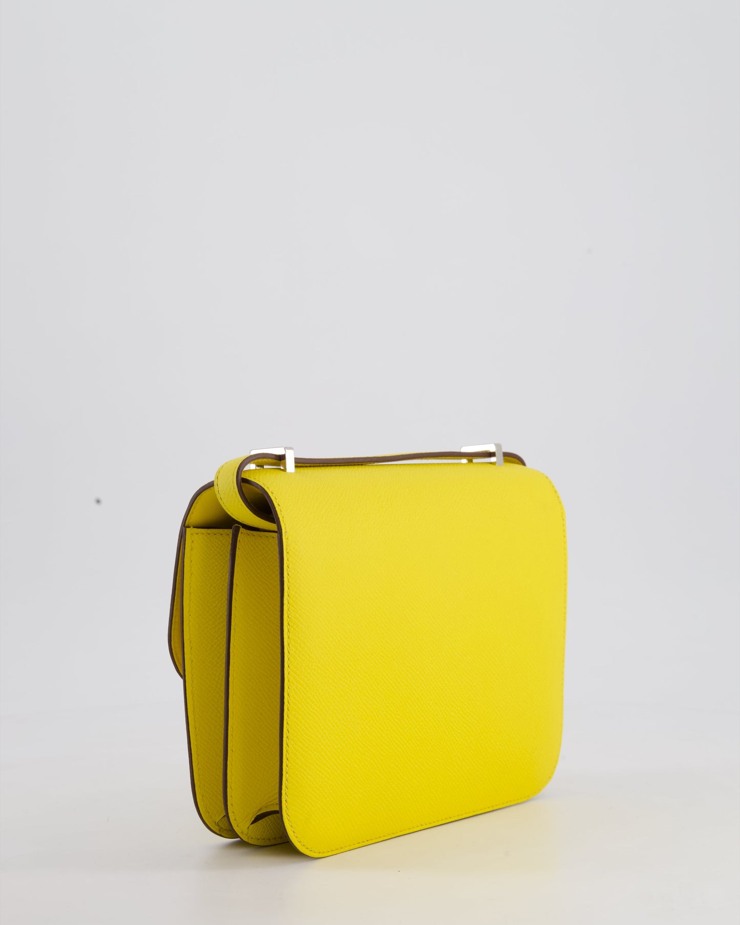 Hermes Constance III 18 Miroir Bag in Jaune De Naples Epsom Leather with Palladium Hardware