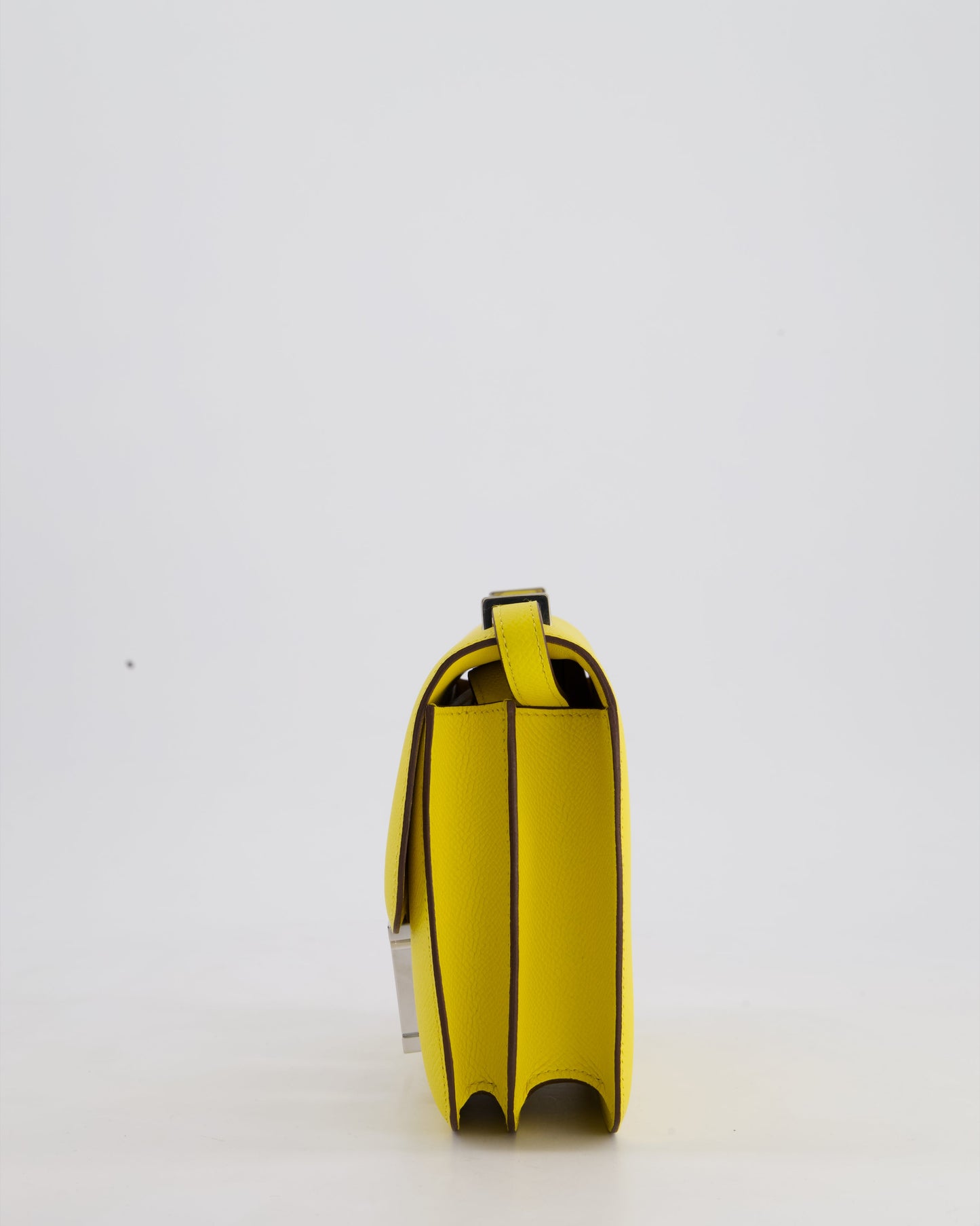 Hermes Constance III 18 Miroir Bag in Jaune De Naples Epsom Leather with Palladium Hardware