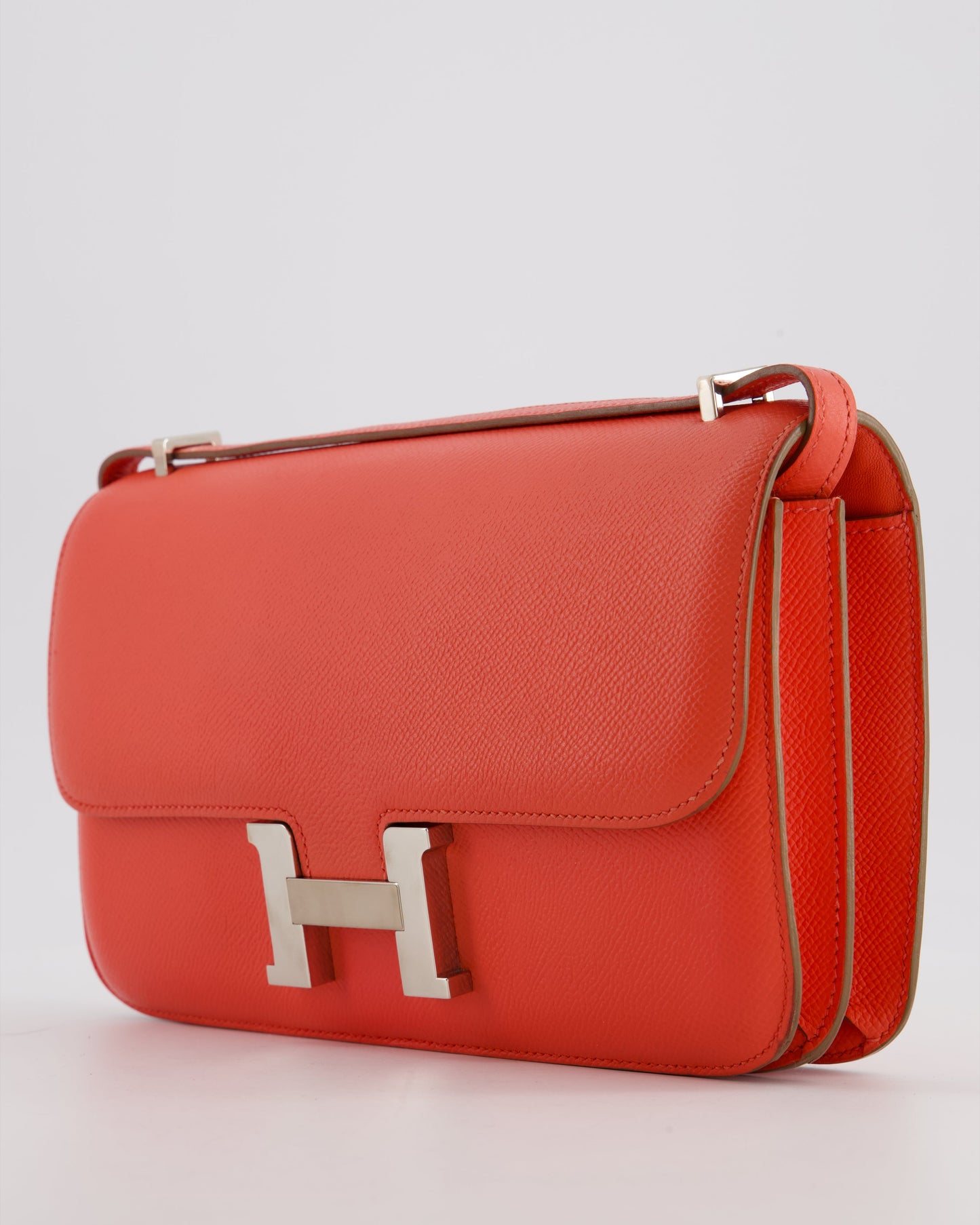 Hermes Constance Elan Bag in Rose Jaipur Epsom Leather with Palladium Hardware