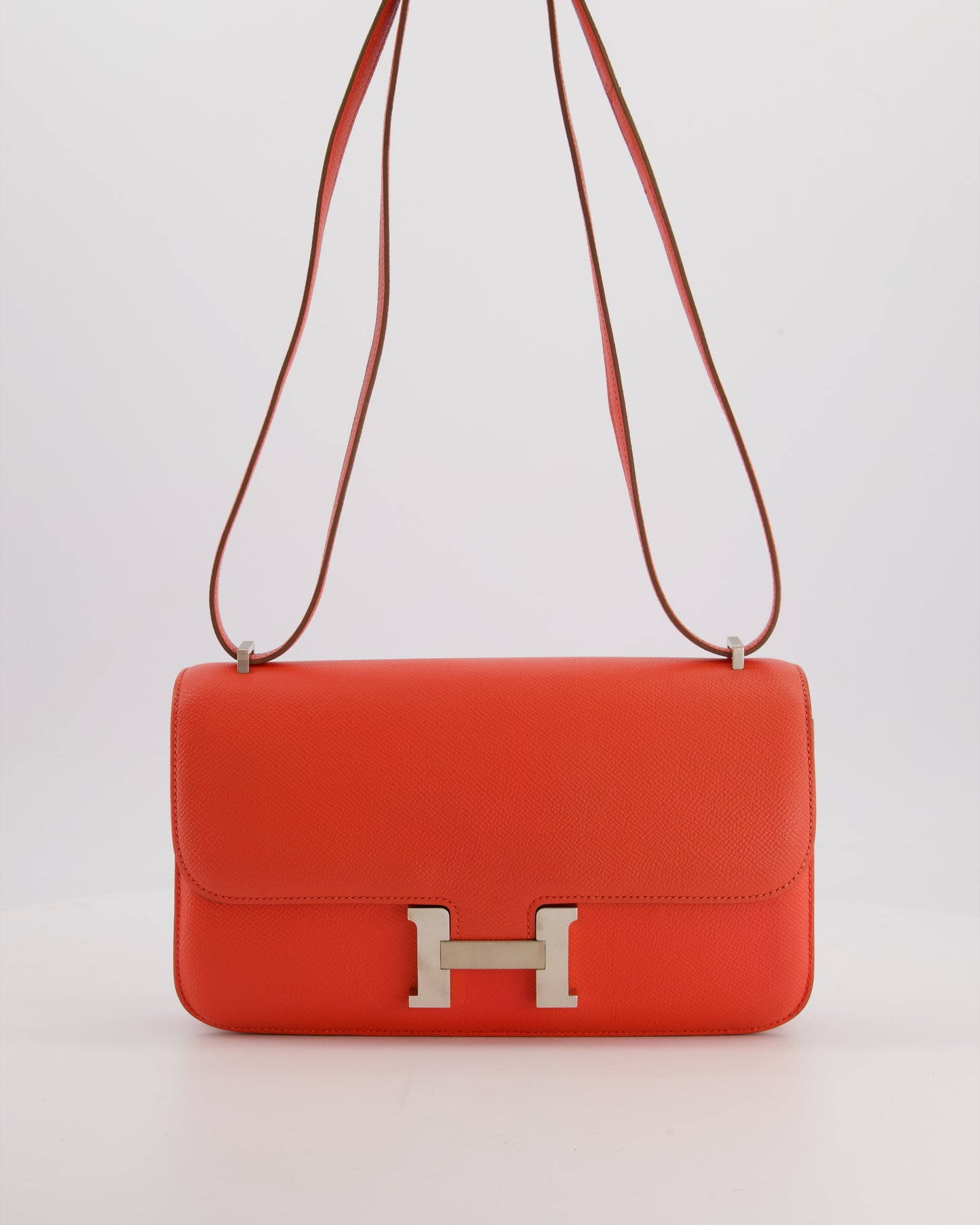Hermes Constance Elan Bag in Rose Jaipur Epsom Leather with Palladium Hardware