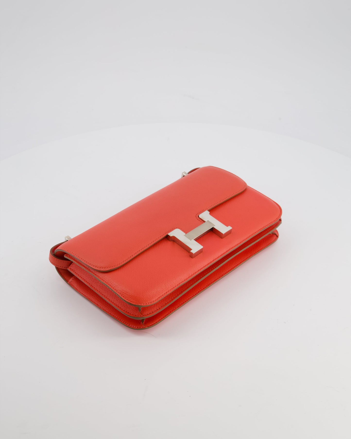 Hermes Constance Elan Bag in Rose Jaipur Epsom Leather with Palladium Hardware