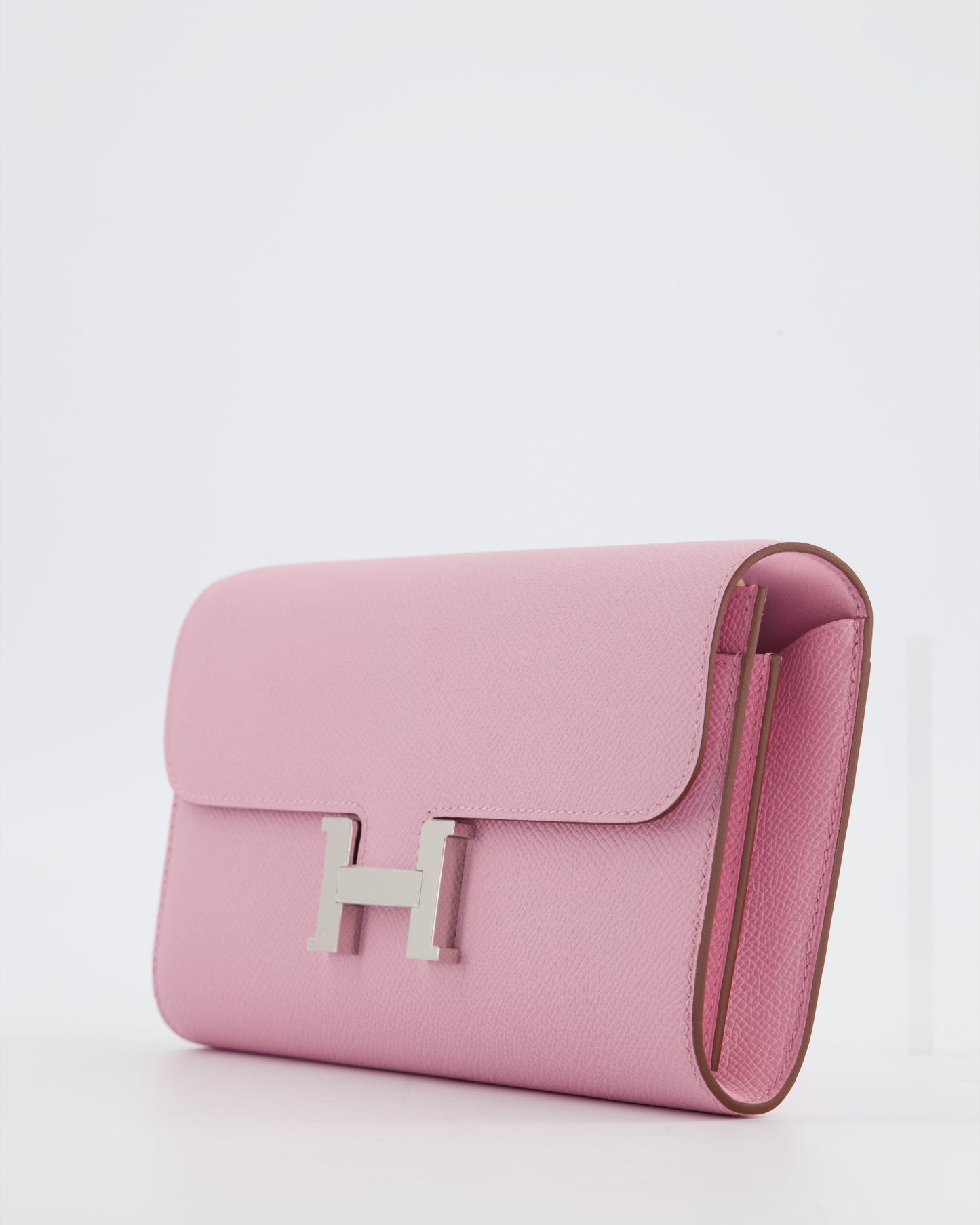 Hermes Constance To Go Bag in Mauve Sylvestre Epsom Leather with Palladium Hardware