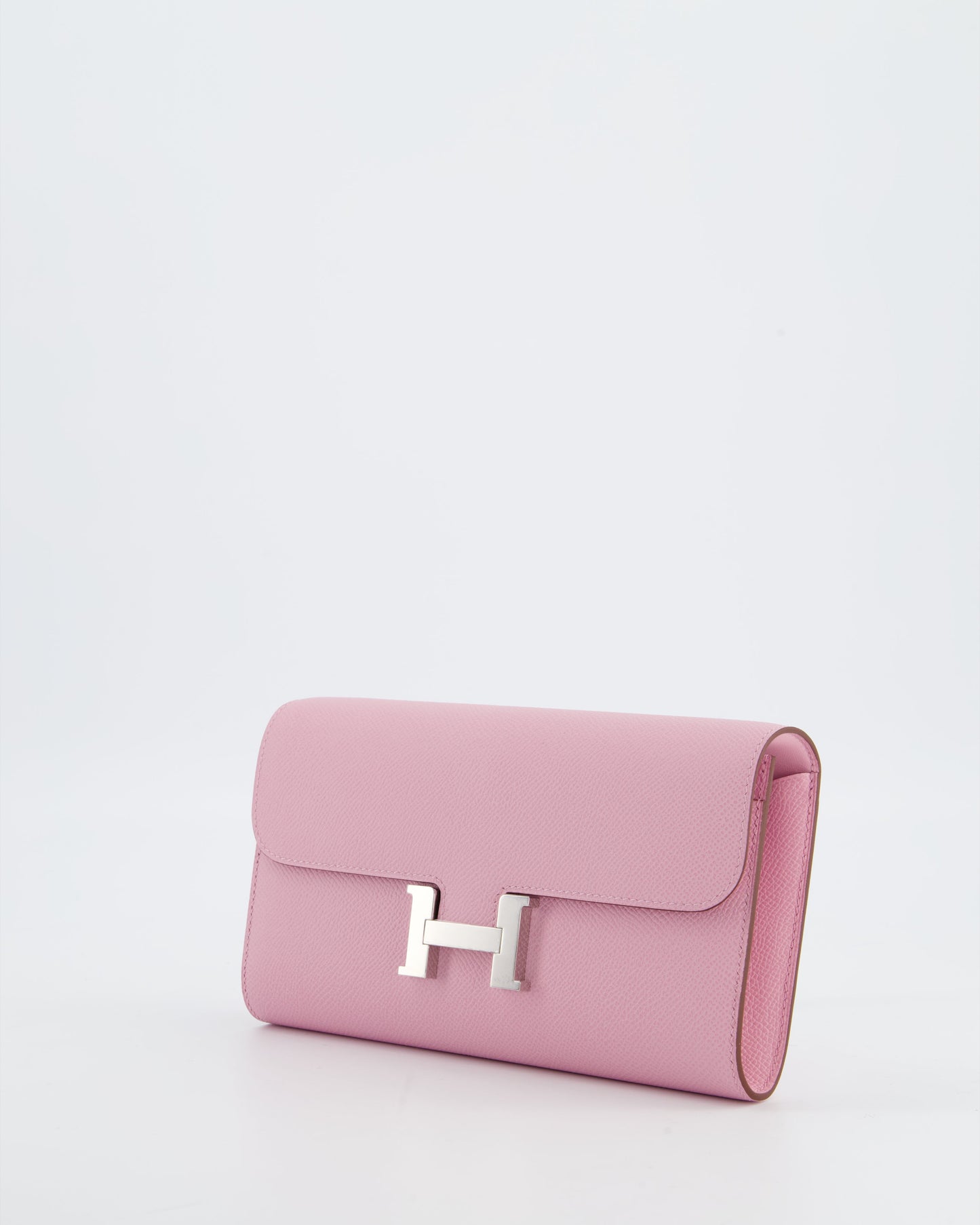 Hermes Constance To Go Bag in Mauve Sylvestre Epsom Leather with Palladium Hardware