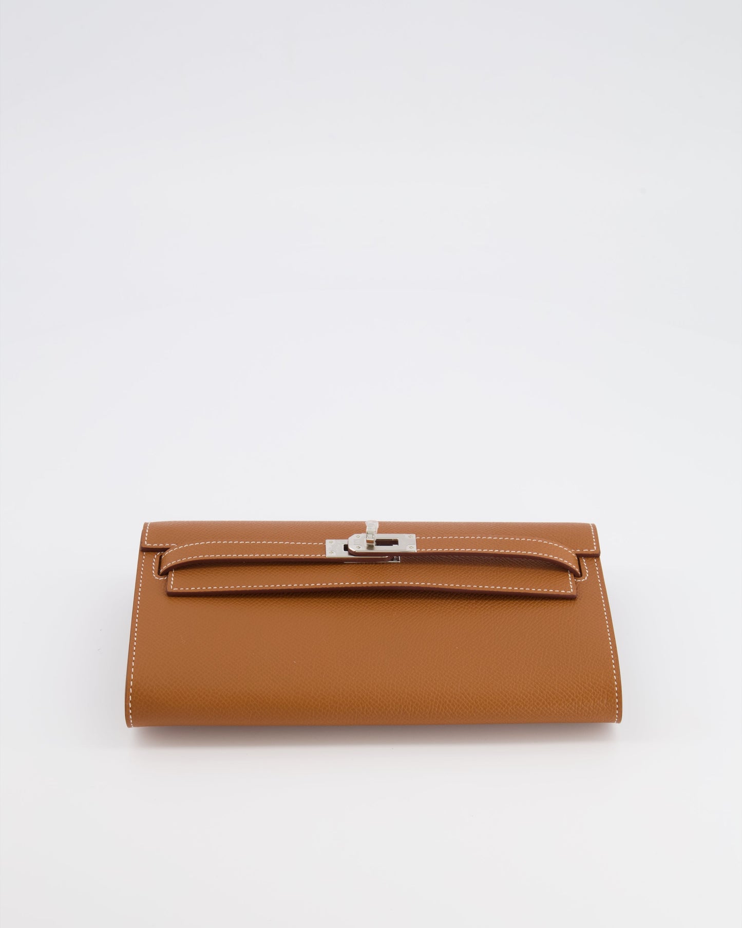 Hermes Kelly To Go Bag in Gold Epsom Leather with Palladium Hardware