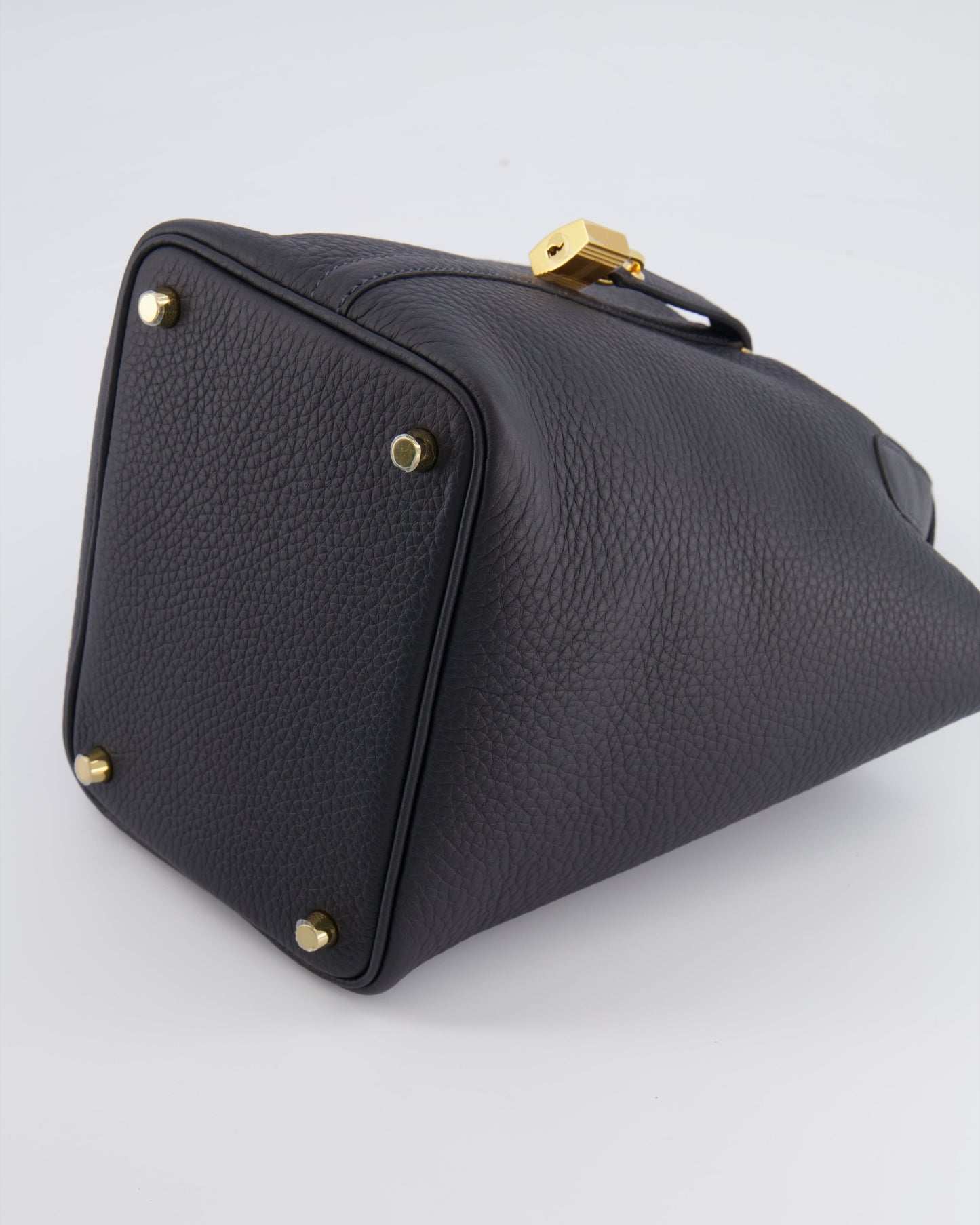 Hermes Picotin Lock 18 Bag in Caban Clemence Leather with Gold Hardware