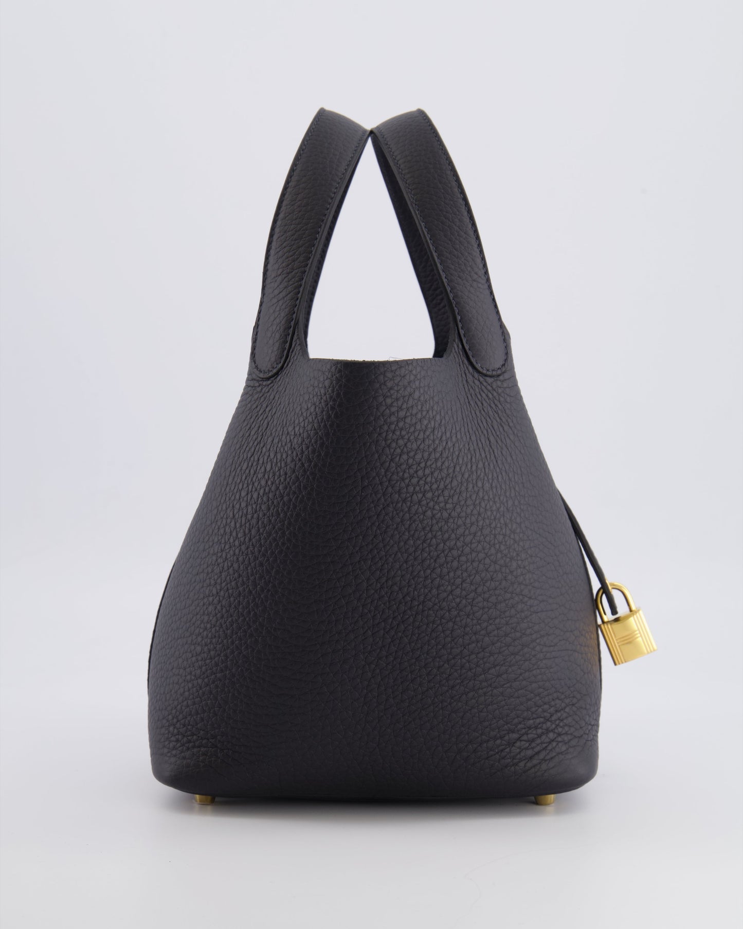 Hermes Picotin Lock 18 Bag in Caban Clemence Leather with Gold Hardware