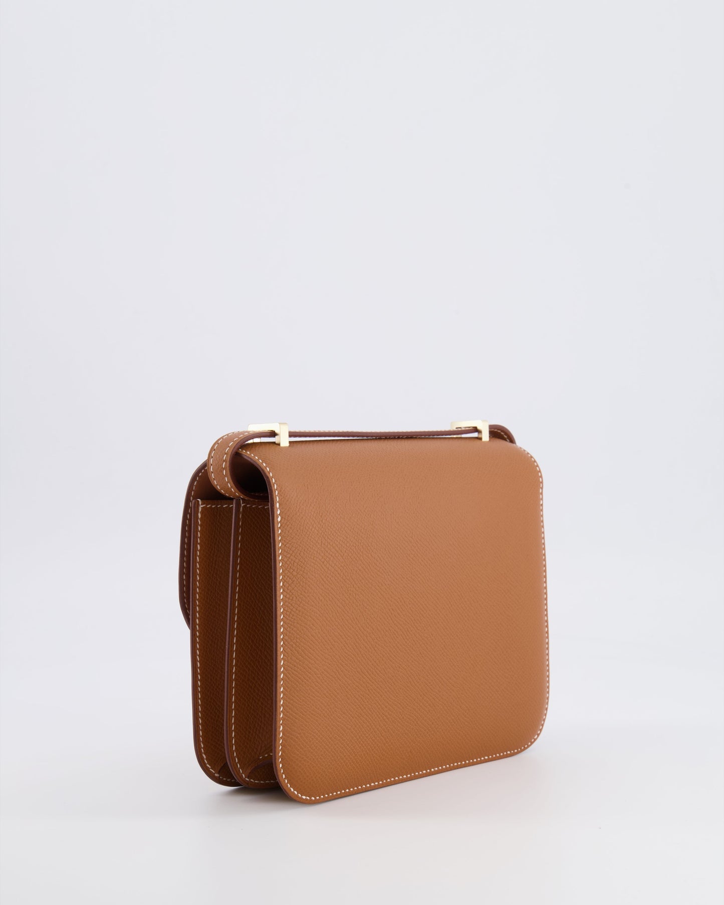 *RARE* Hermes Constance III 18 Miroir Bag in Gold Epsom Leather with Brushed Permabrass Hardware