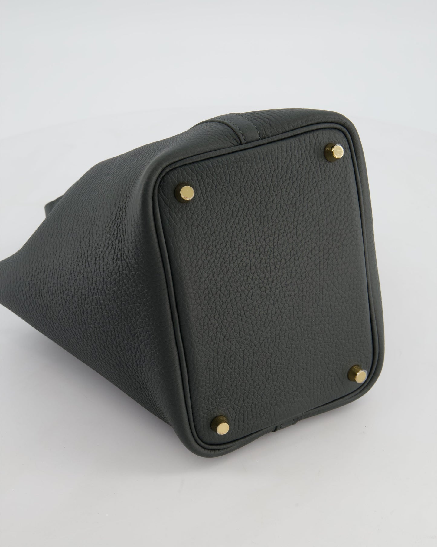 Hermes Picotin Lock 18 Bag in Vert Mangrove Clemence Leather with Permabrass Hardware