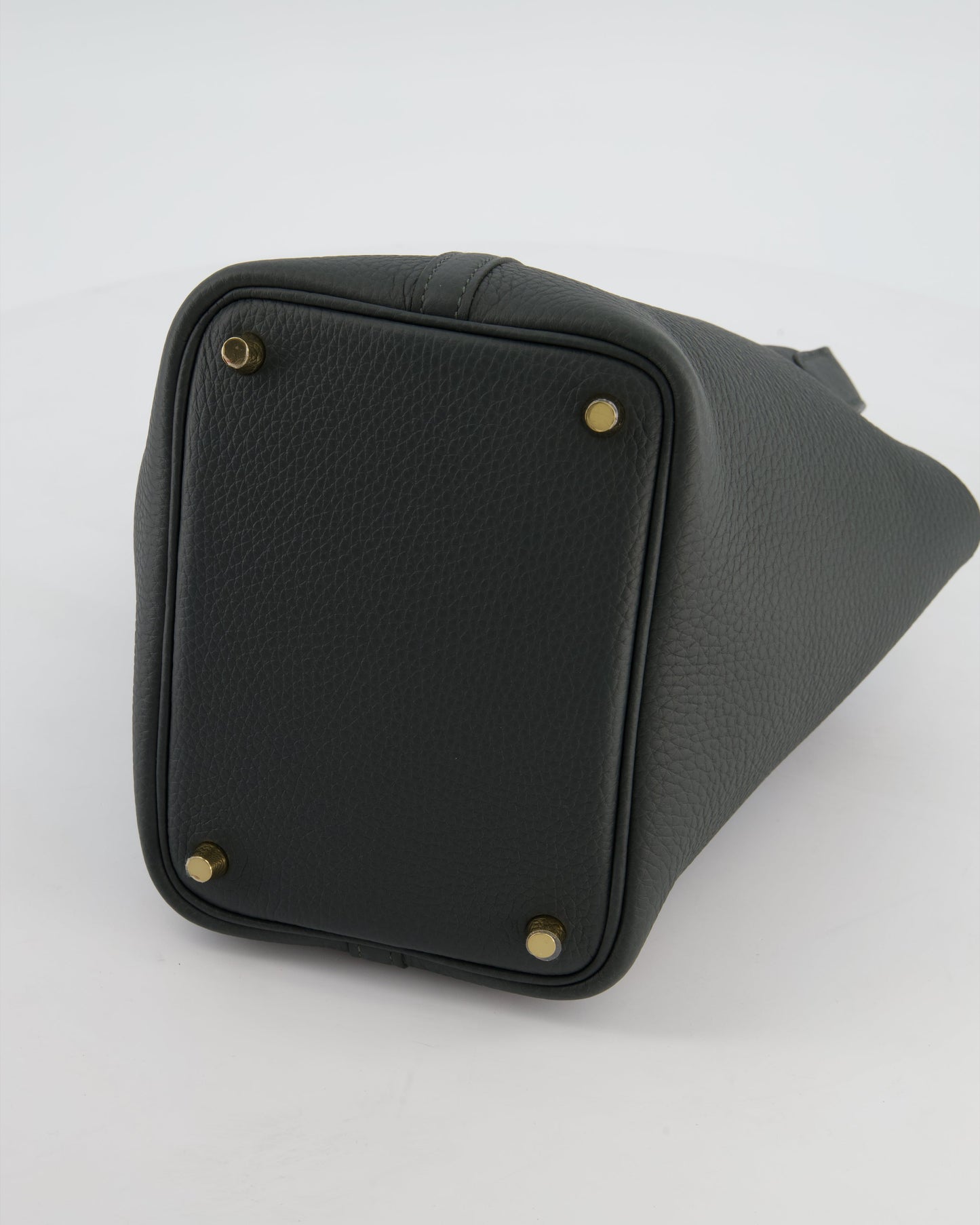 Hermes Picotin Lock 18 Bag in Vert Mangrove Clemence Leather with Permabrass Hardware