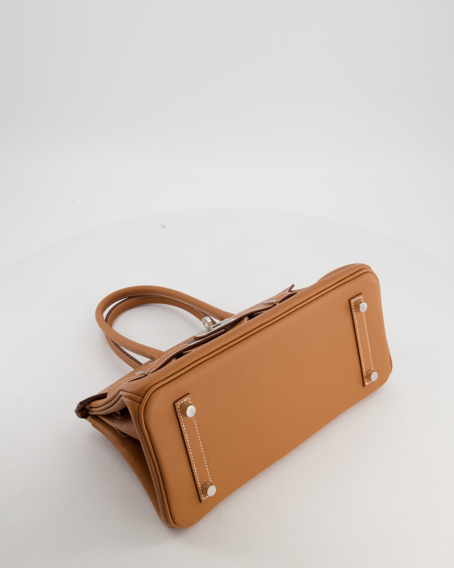 *RARE* Hermes Shoulder Birkin Light 29 Bag in Gold Evercolour Leather with Palladium Hardware