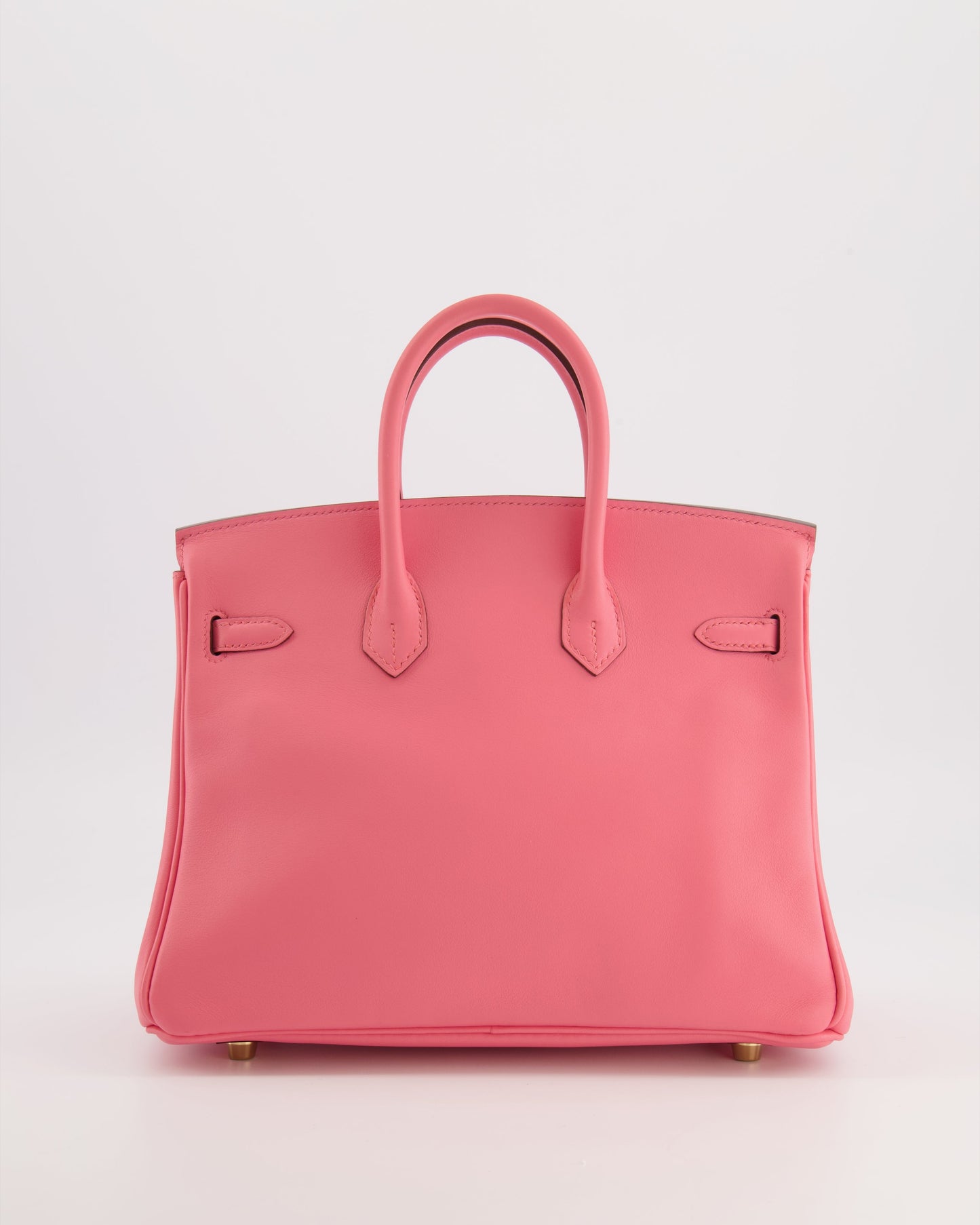 Hermes Birkin 25 Retourne Bag in Rose D'Été Swift Leather with Gold Hardware