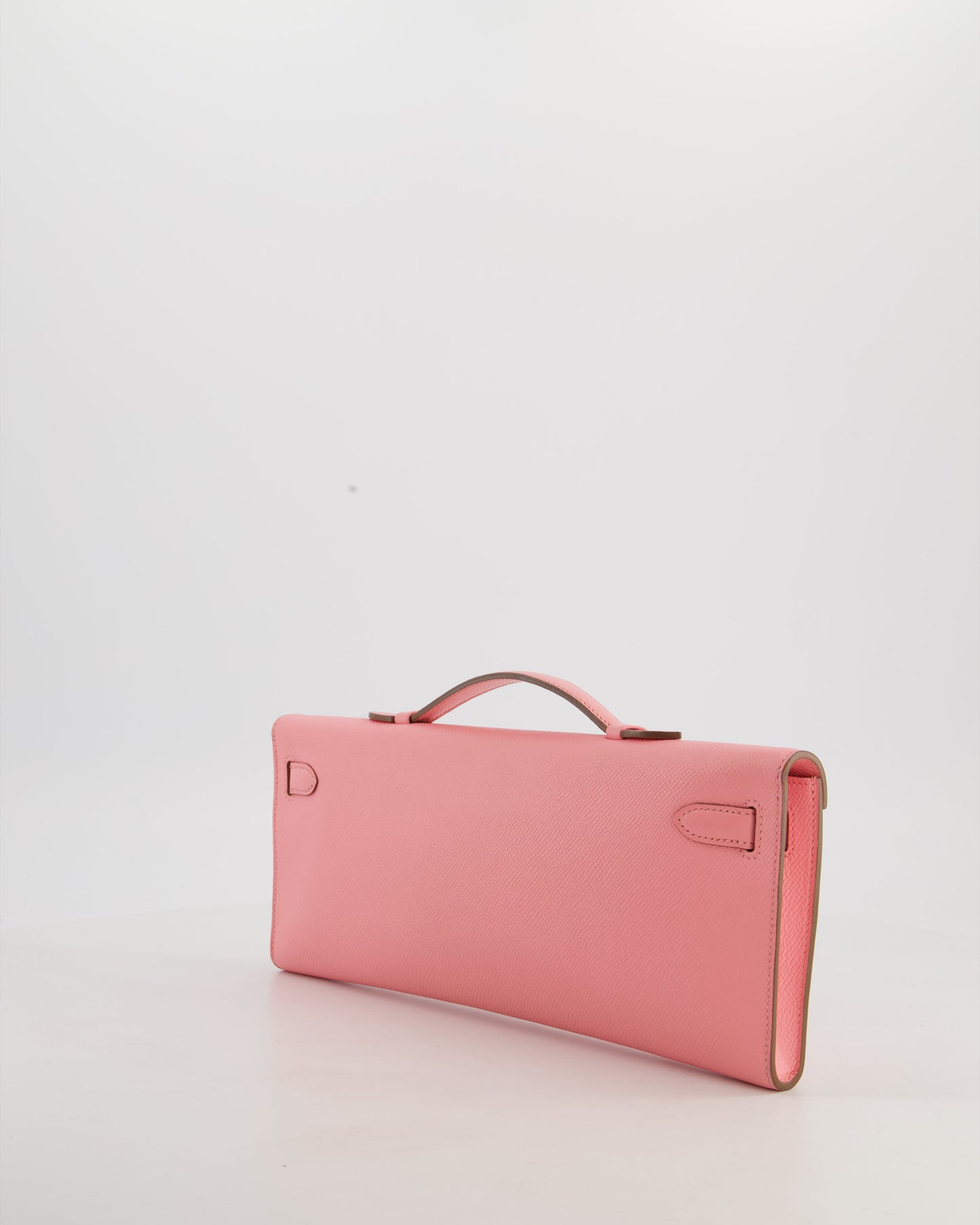*RARE* Hermes Kelly Cut Bag in Rose Confetti Epsom Leather with Palladium Hardware
