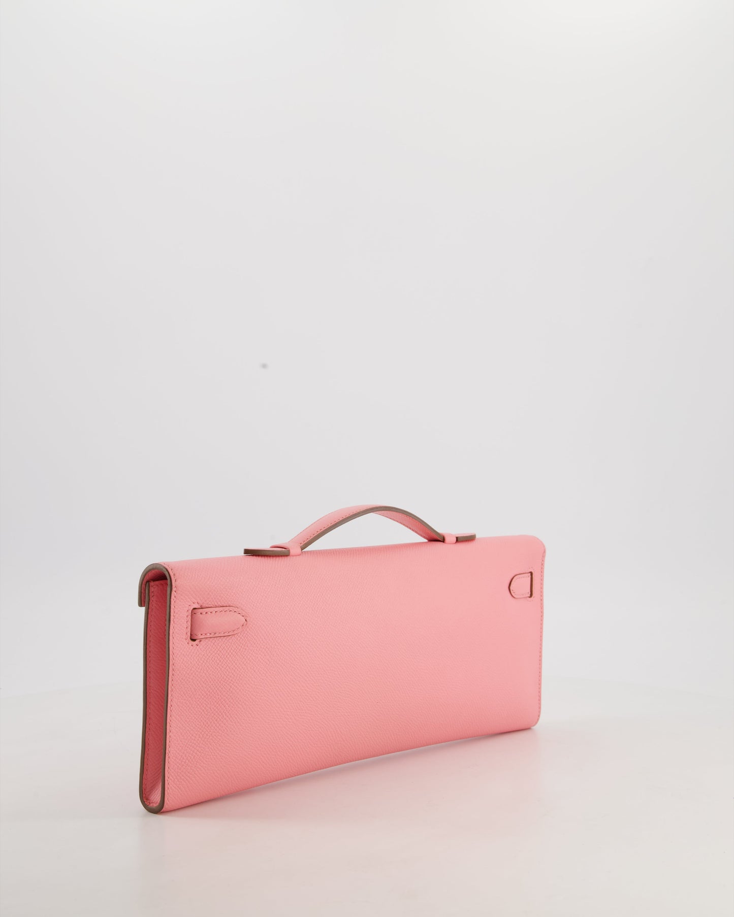 *RARE* Hermes Kelly Cut Bag in Rose Confetti Epsom Leather with Palladium Hardware