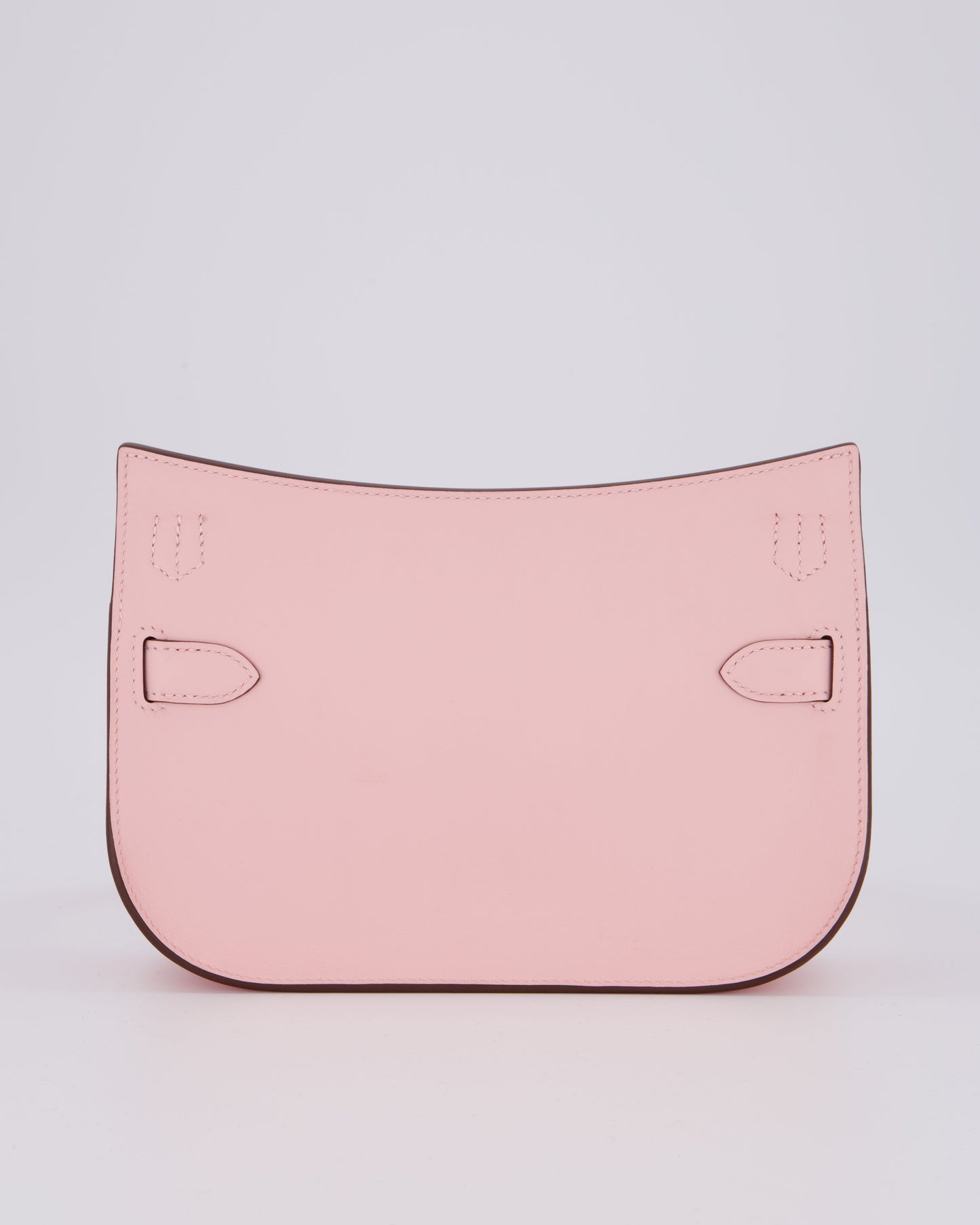 *RARE & HOT* Hermes Mini Jypsiere Bag in Rose Sakura Swift Leather with Palladium Hardware